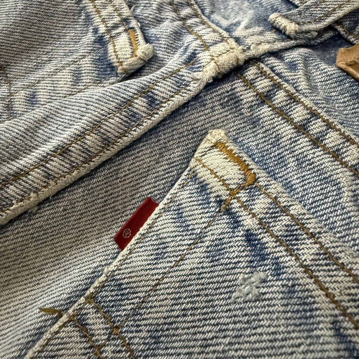 Levi's Vintage 90s Levis 505 Acid Washed Denim Made in Usa W27 Size US 27 - 10 Thumbnail