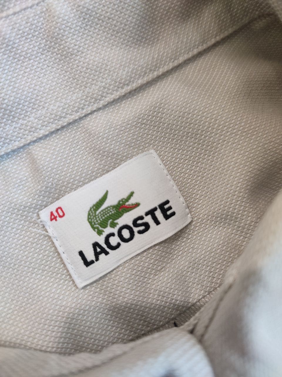 Lacoste Vintage Men's Lacoste Short Sleeve Pique Shirt Size US L / EU 52-54 / 3 - 11 Thumbnail