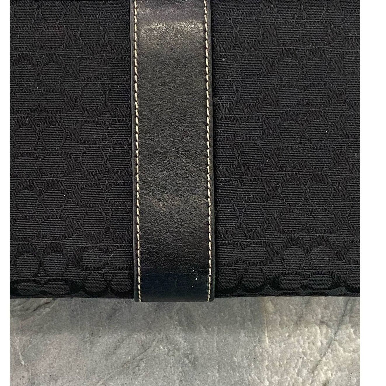 Coach EUC COACH LONG BLACK SIGNATURE WALLET Size ONE SIZE - 9 Thumbnail