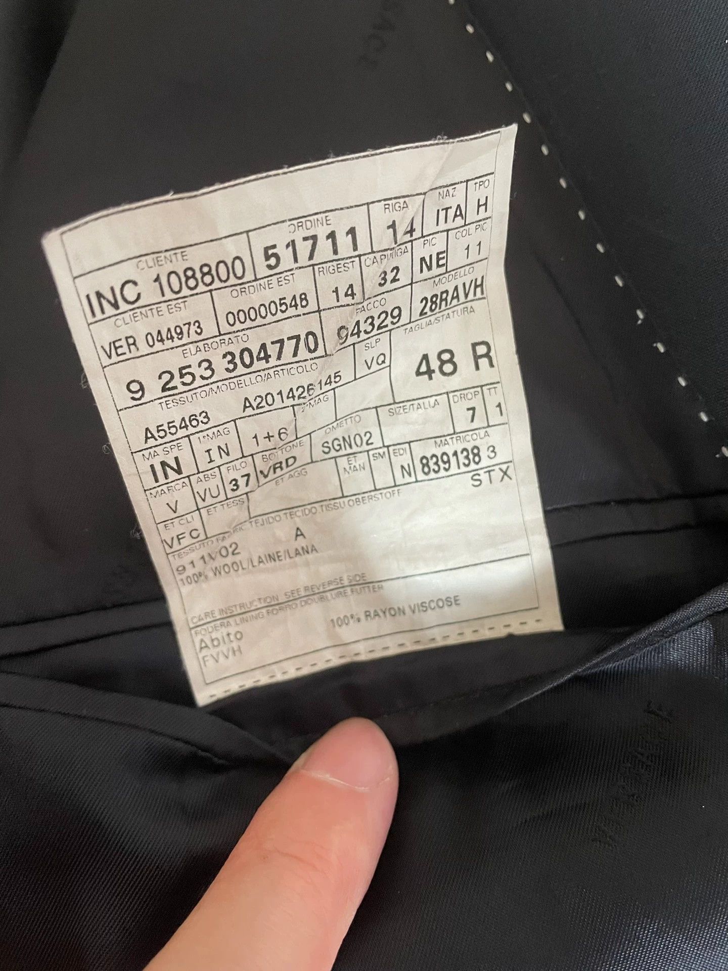 Versace Versace main line suit jacket, Size US M / EU 48-50 / 2 - 7 Thumbnail