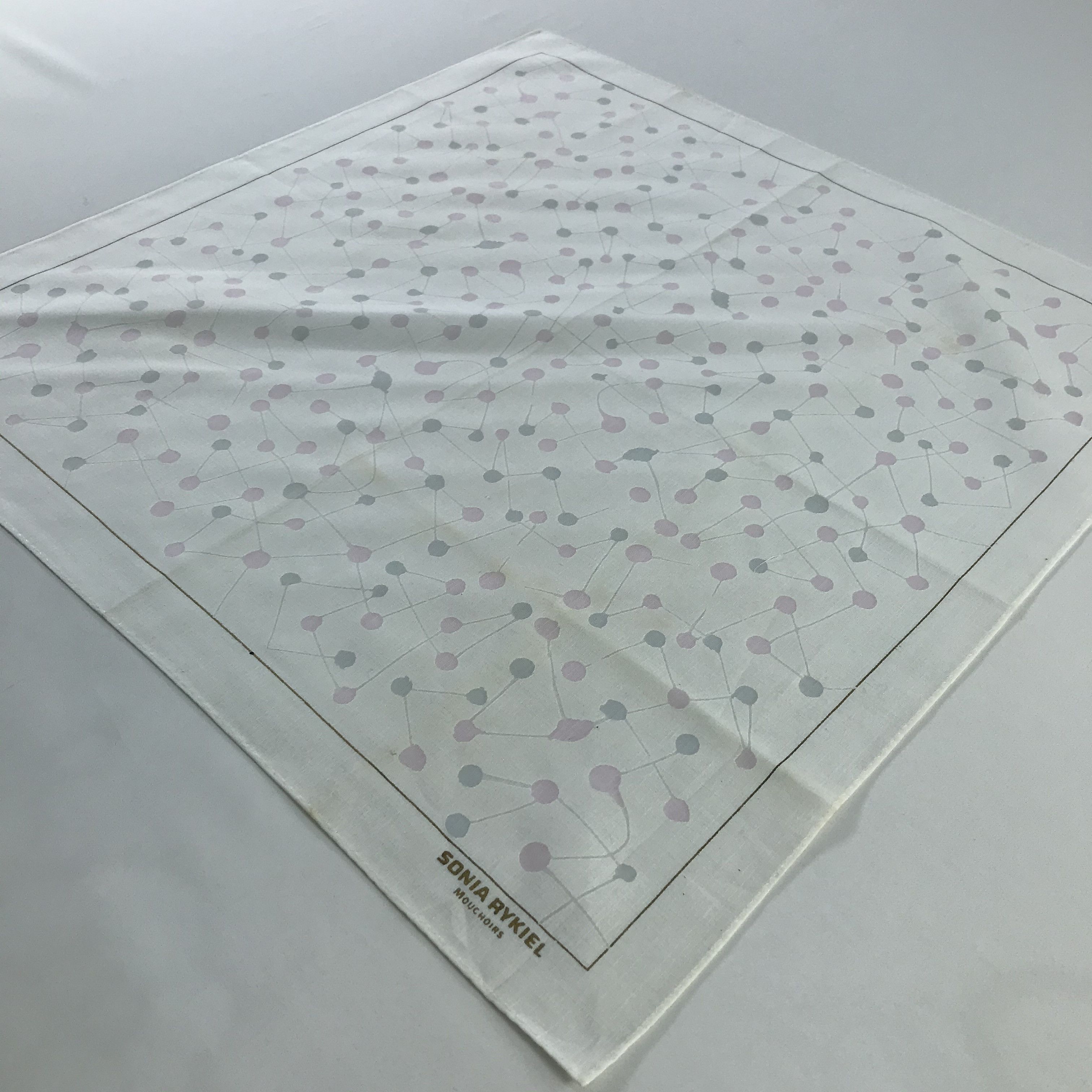 Sonia Rykiel × Vintage Sonia Rykiel Bandana / Handkerchief / Neckerchief - S688 Size ONE SIZE - 2 Thumbnail
