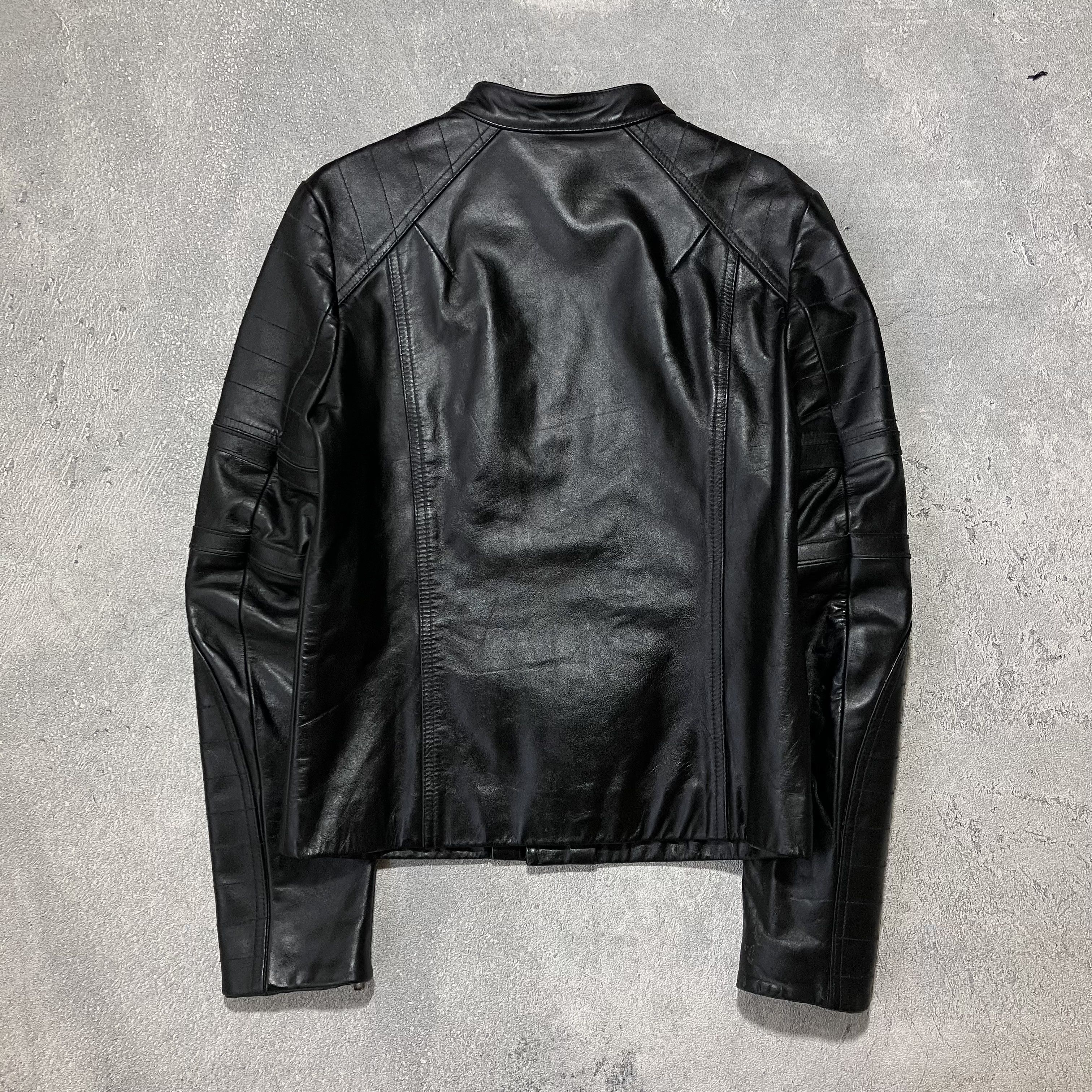 20471120 20471120 (Hyoma) A/W 2000-2001 real leather biker jacket Size US M / EU 48-50 / 2 - 6 Thumbnail