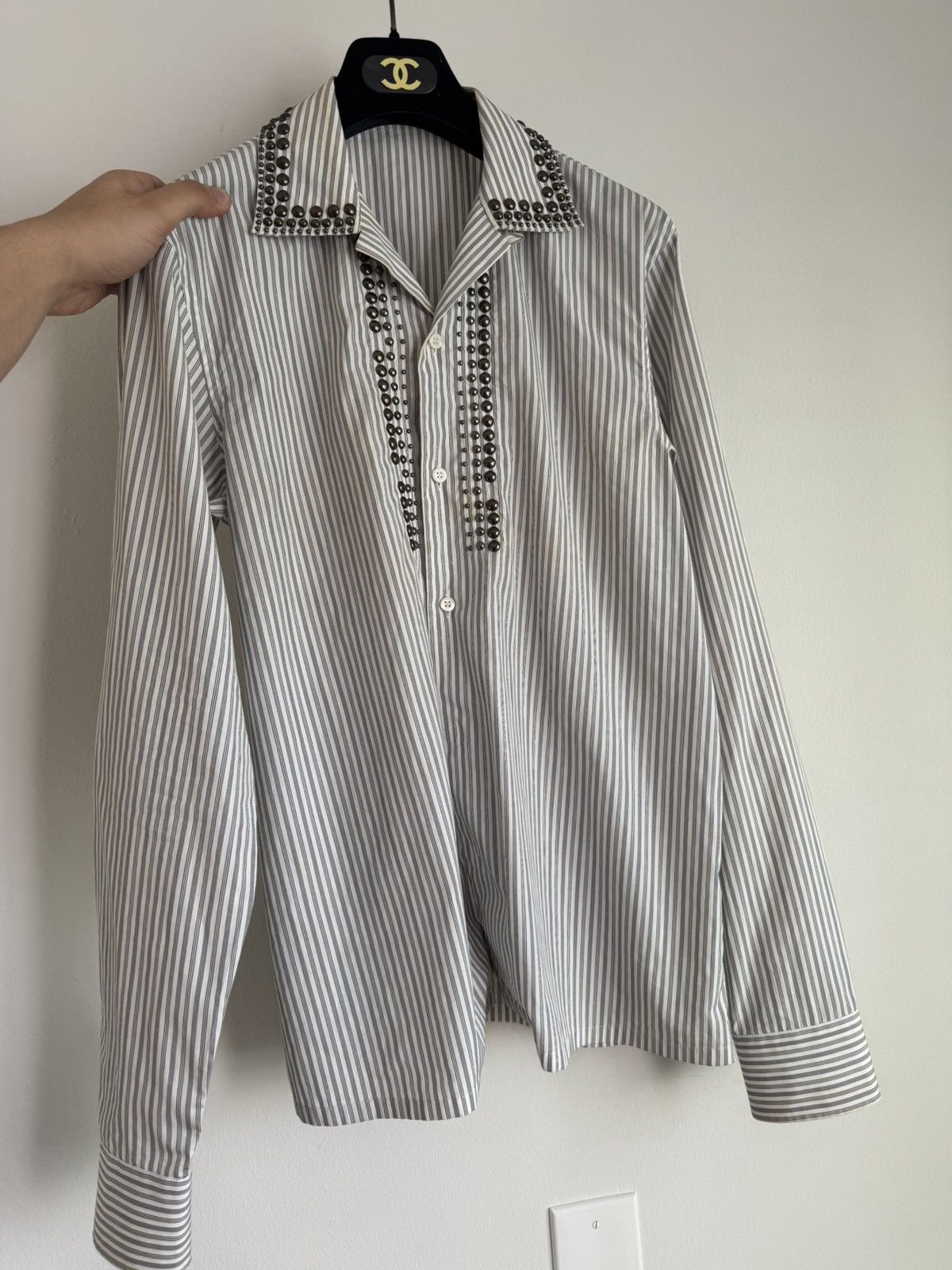 Prada SS12 Studded Western Shirt | Grailed