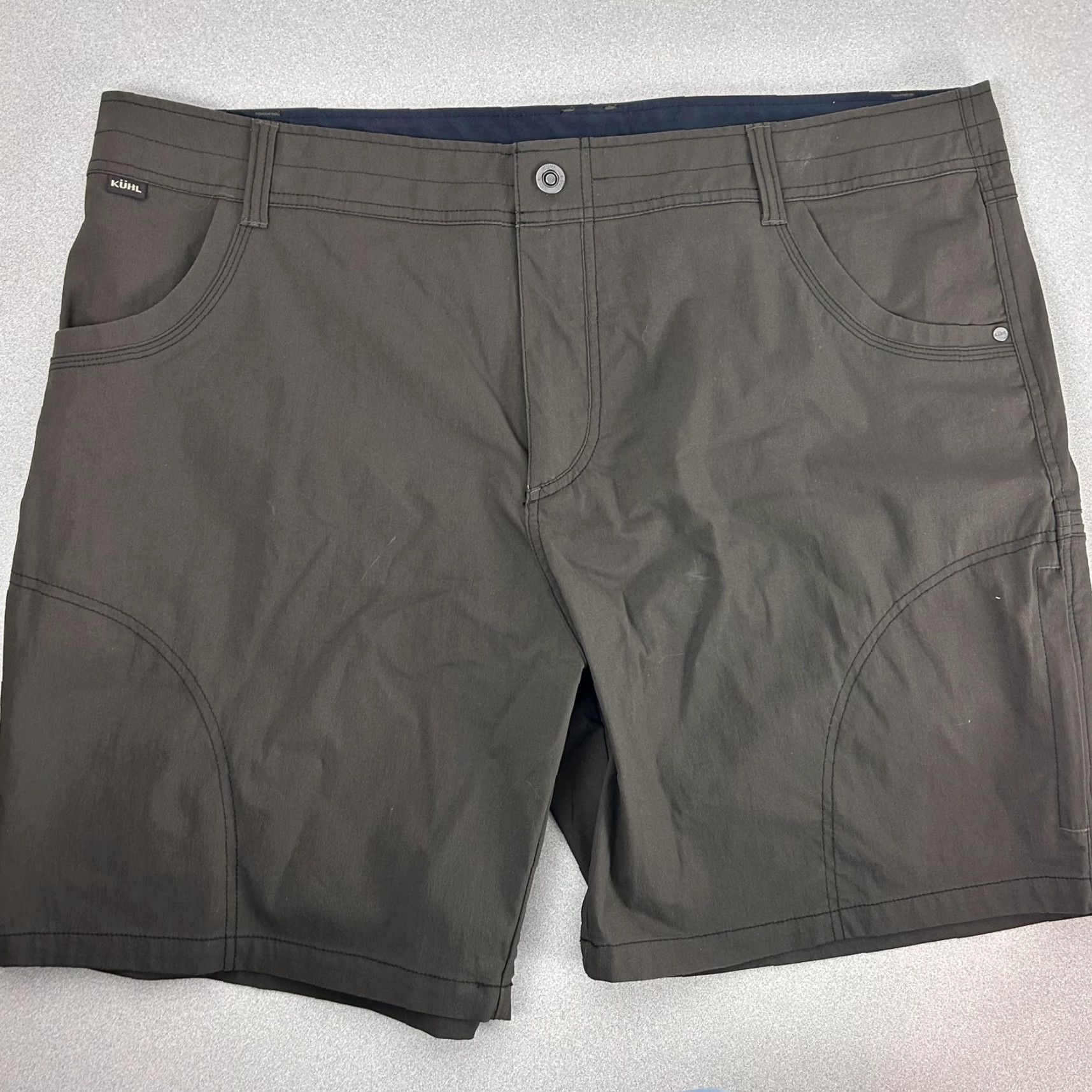 Vintage Kuhl Shorts Mens 42 Brown Quick Dry Outdoor Trail Hiking Stretch Zip Pocket 23S Size US 42 / EU 58 - 2 Thumbnail