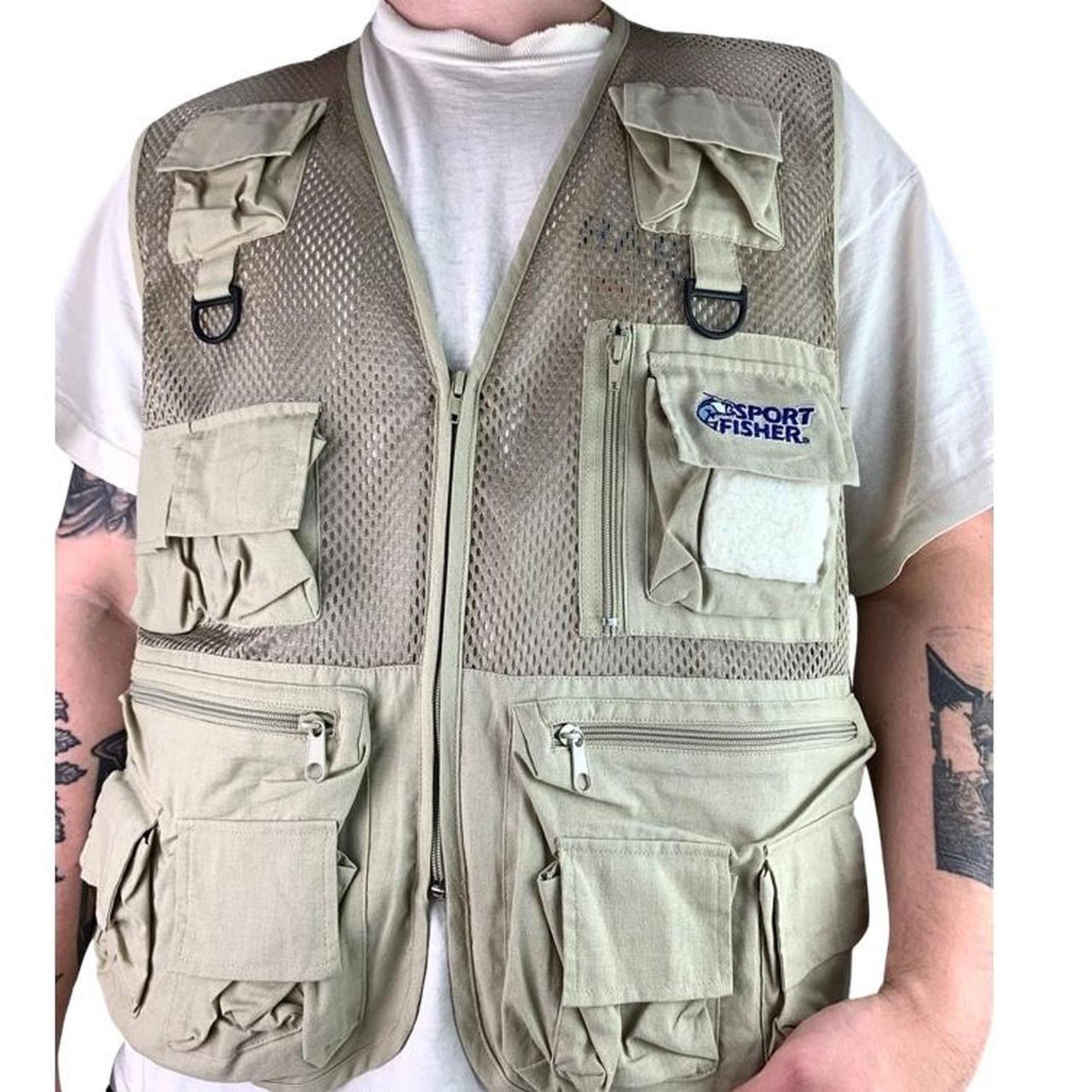 Vintage Vintage 90s fishing vest Size US L / EU 52-54 / 3 - 1 Thumbnail