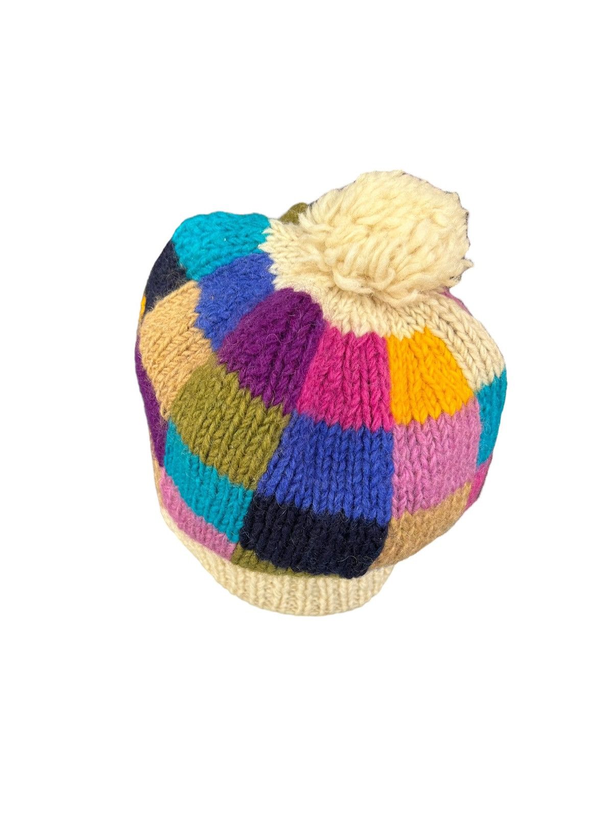 Japanese Brand × Kapital × Vintage Vintage Crochet Knitted ShamRock hairy Beanie Hats Rare🎌☠️☠️ Size ONE SIZE - 4 Thumbnail