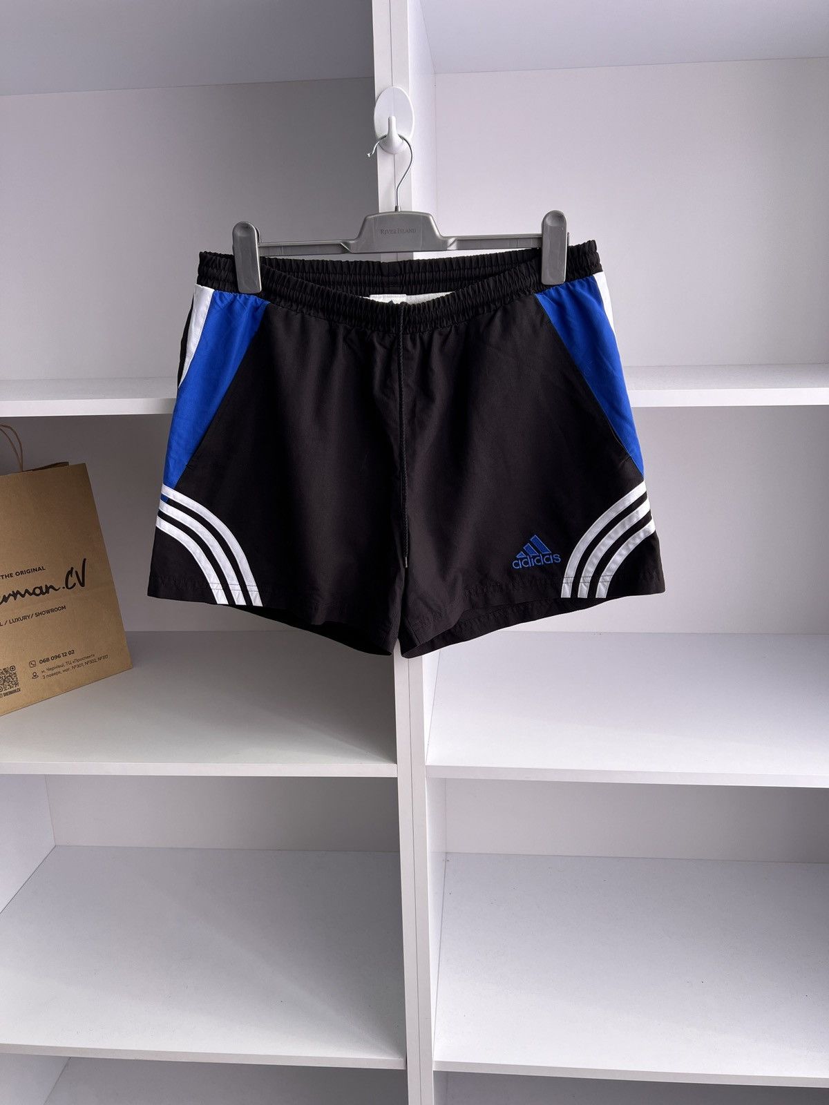 Adidas × Vintage Vintage Adidas 90s Style Streetwear Shorts Size US 31 - 2 Thumbnail