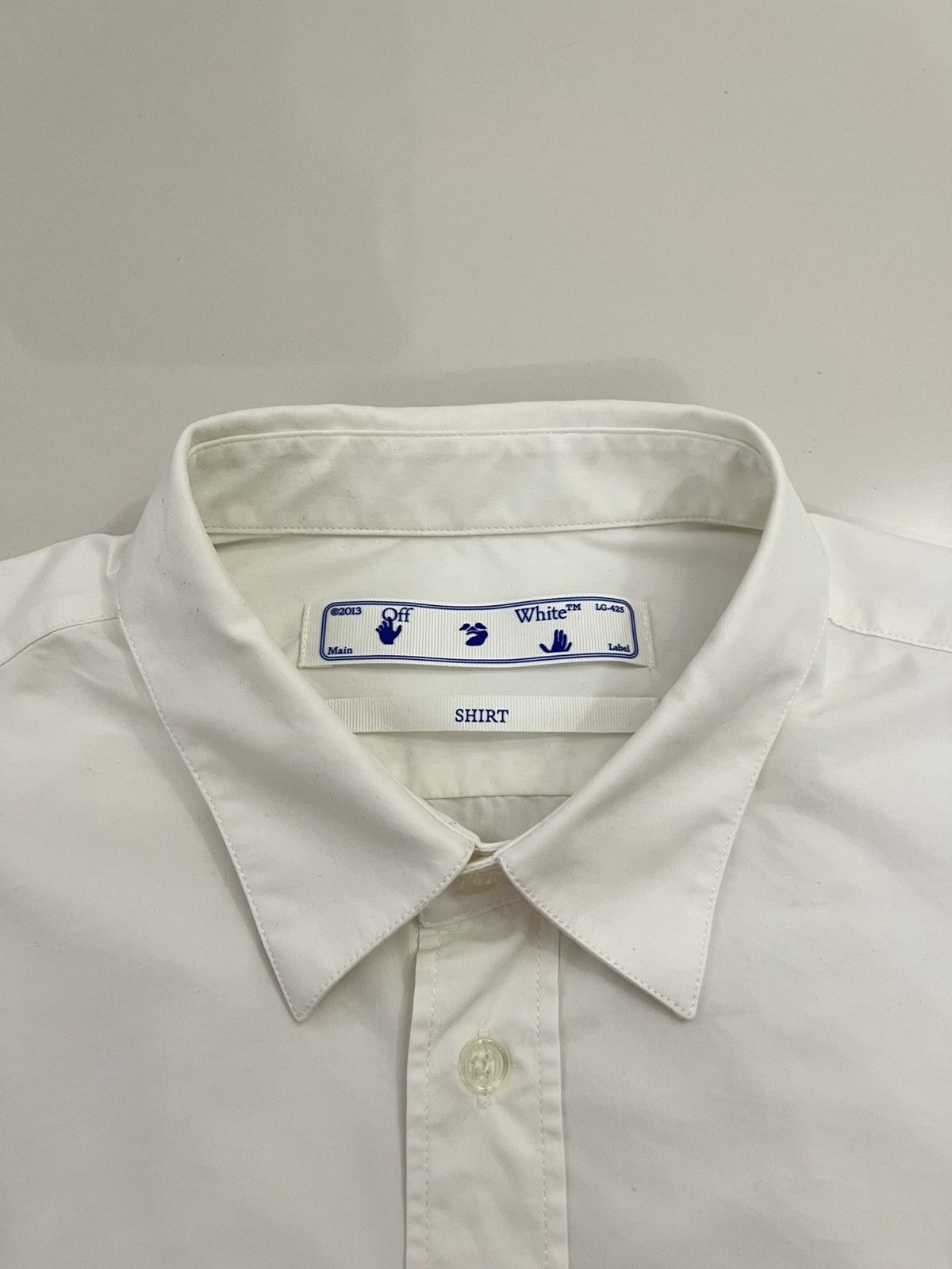 Off-White Off White Pascal Tool Shirt White Size US XL / EU 56 / 4 - 4 Thumbnail