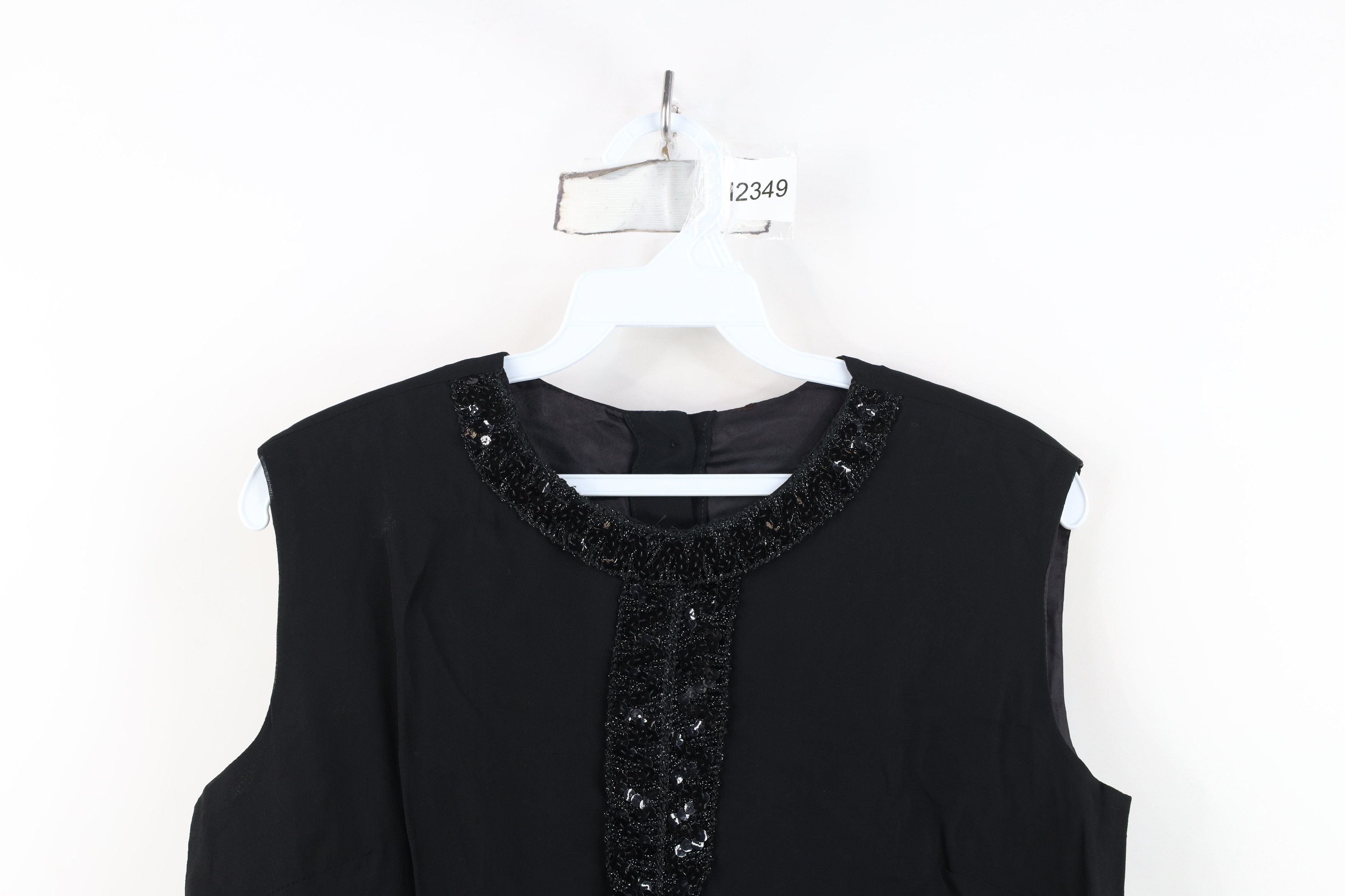 Vintage Vintage 80s 90s Streetwear Gabardine Sequin Button Shirt Size M / US 6-8 / IT 42-44 - 2 Thumbnail