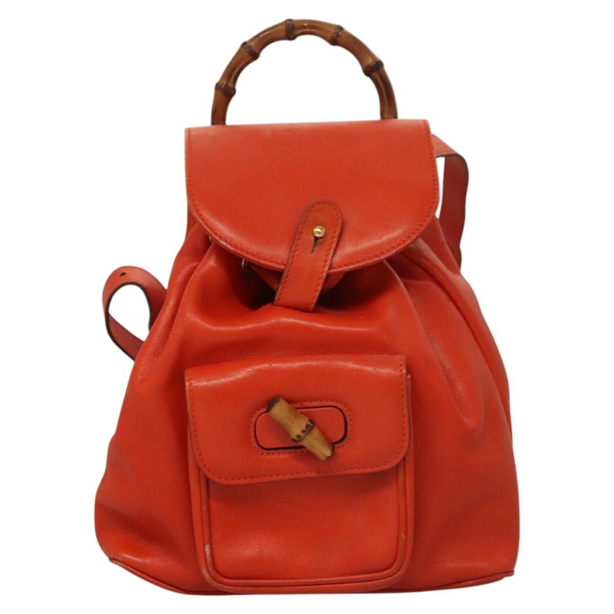 Gucci Gucci Bamboo backpack Size ONE SIZE - 1 Thumbnail