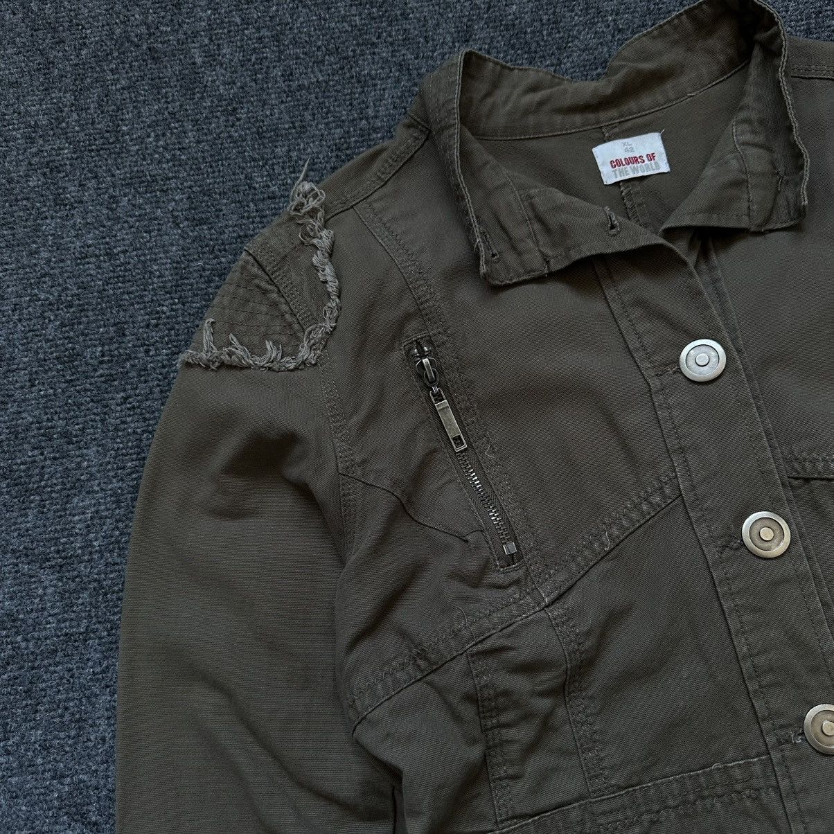 If Six Was Nine VTG Women’s Japanese Style Jacket Colours Of The World Size XL / US 12-14 / IT 48-50 - 8 Thumbnail