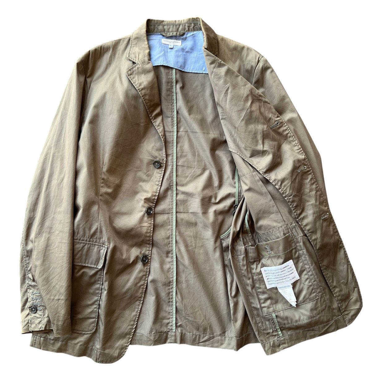 Engineered Garments 🔥 ENGINEERED GARMENT LAZER KHAKI JACKET Size US L / EU 52-54 / 3 - 8 Thumbnail