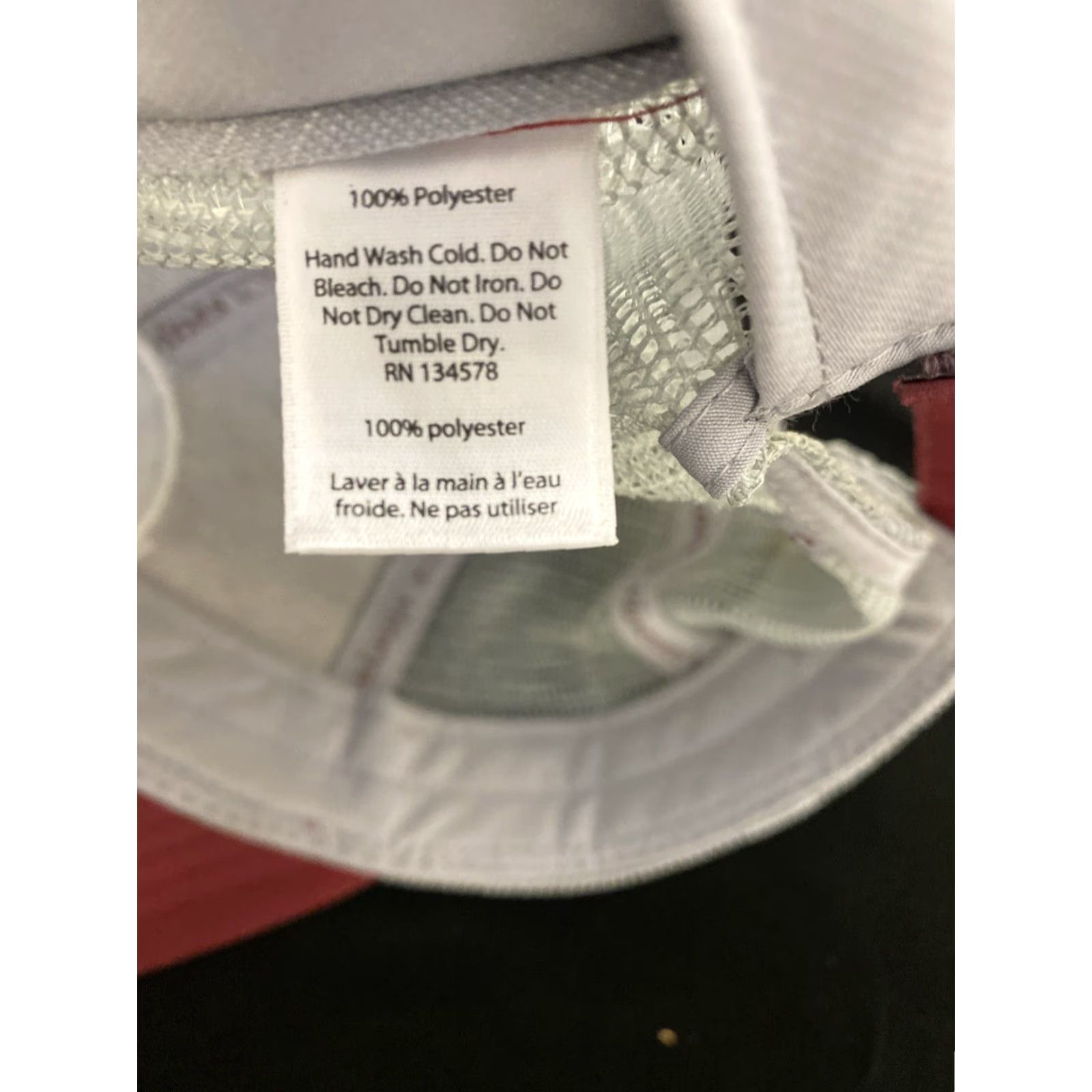 Vineyard Vines Vineyard Vines Hat Red Snapback Canvas Adjustable Casual Preppy Whale Red /639 Men One Size Cap Size ONE SIZE - 4 Thumbnail