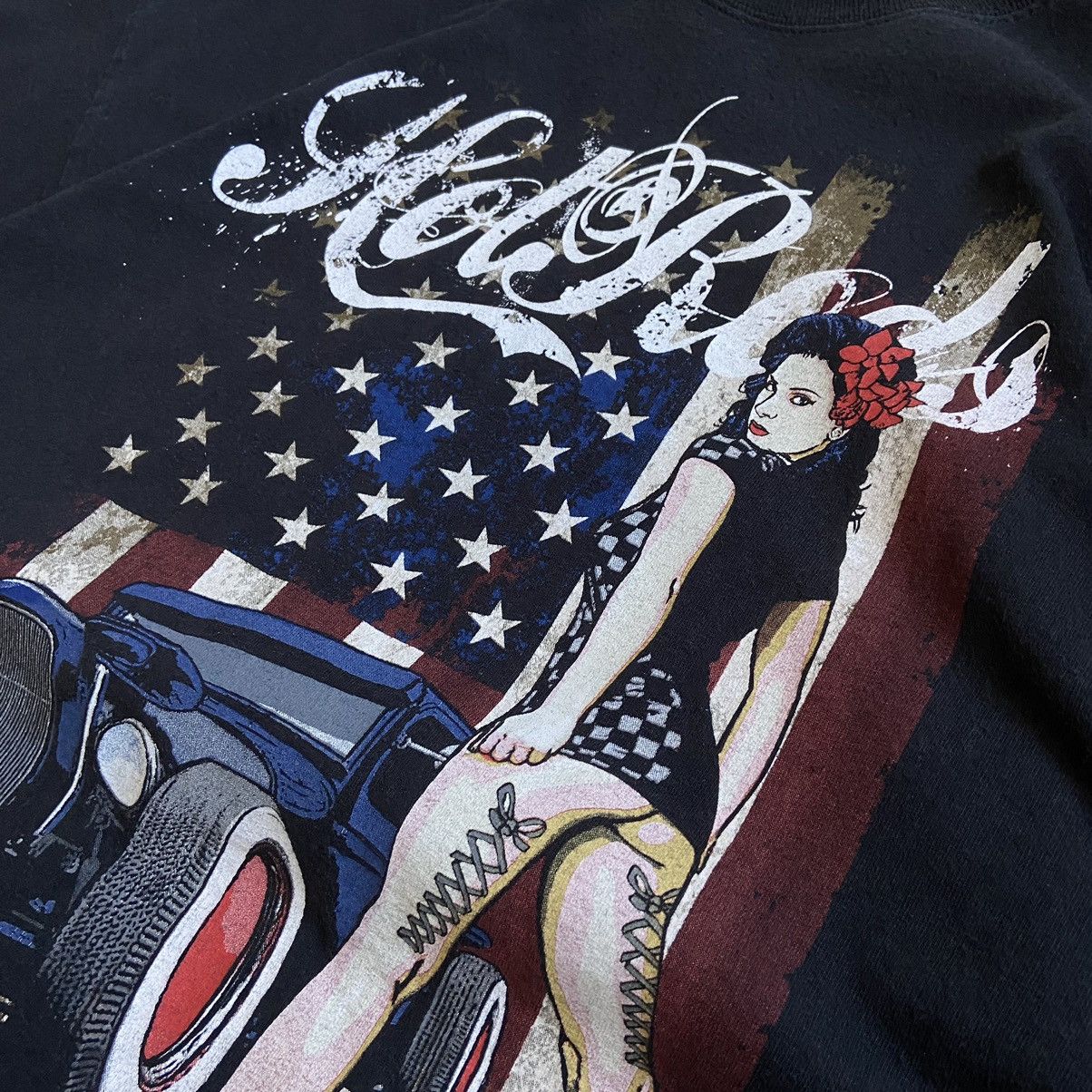Band Tees × Vintage 📌 Vintage Hotrods Racing Y2K T-Shirt Size US XL / EU 56 / 4 - 4 Thumbnail