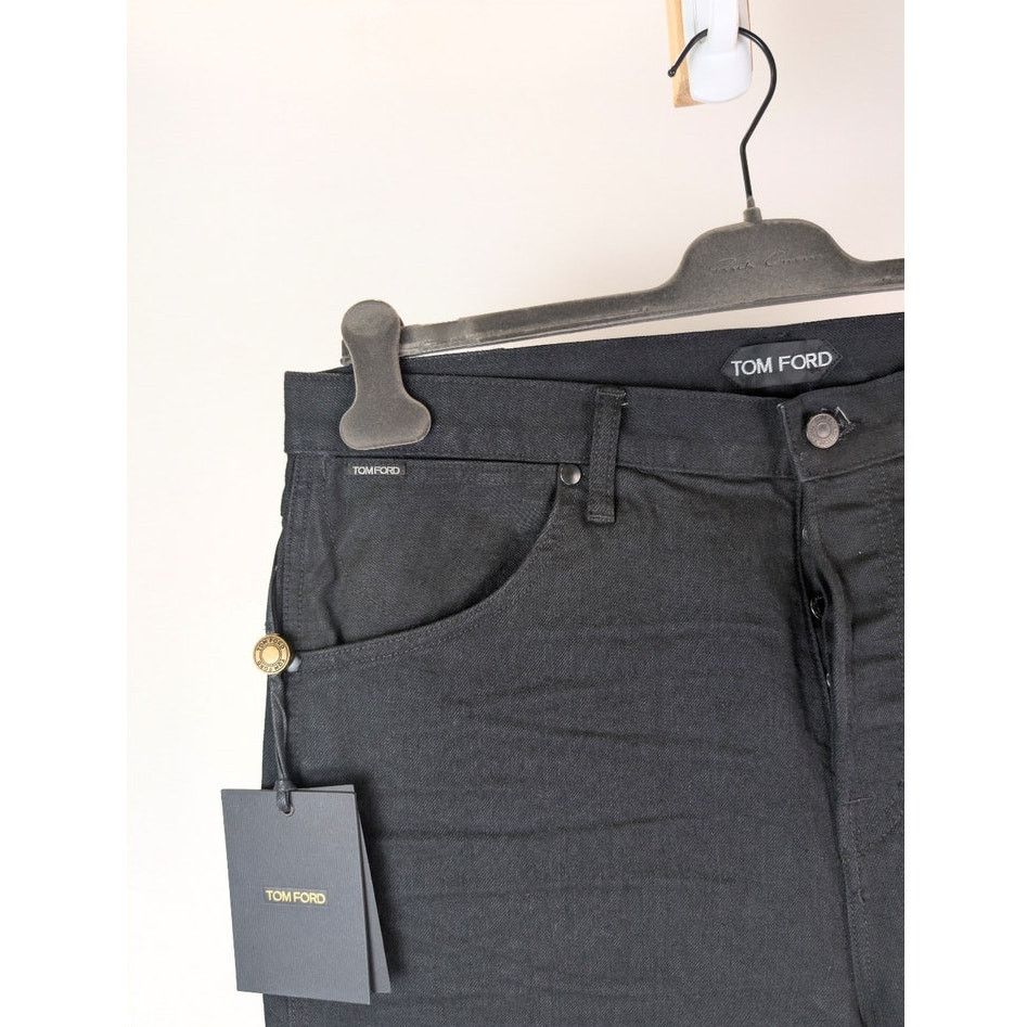 Tom Ford o1rshd1 Tapered Fit Denim Jeans in Black Size US 36 / EU 52 - 6 Thumbnail