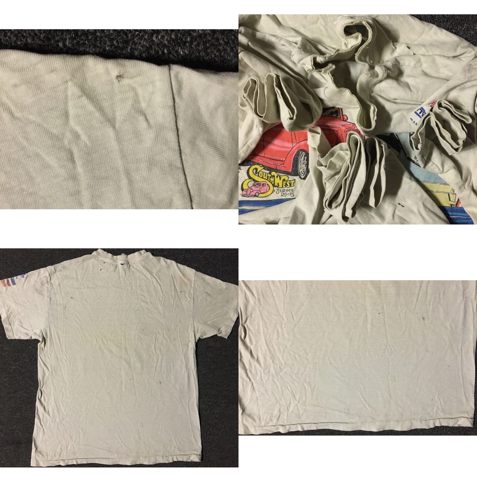 Vintage VINTAGE Arizona Hot Rod Shirt M White Jolly Rancher 90s Car Biker Grunge Single Stitch T-Shirt Mens USA Made in USA Size US M / EU 48-50 / 2 - 9 Thumbnail