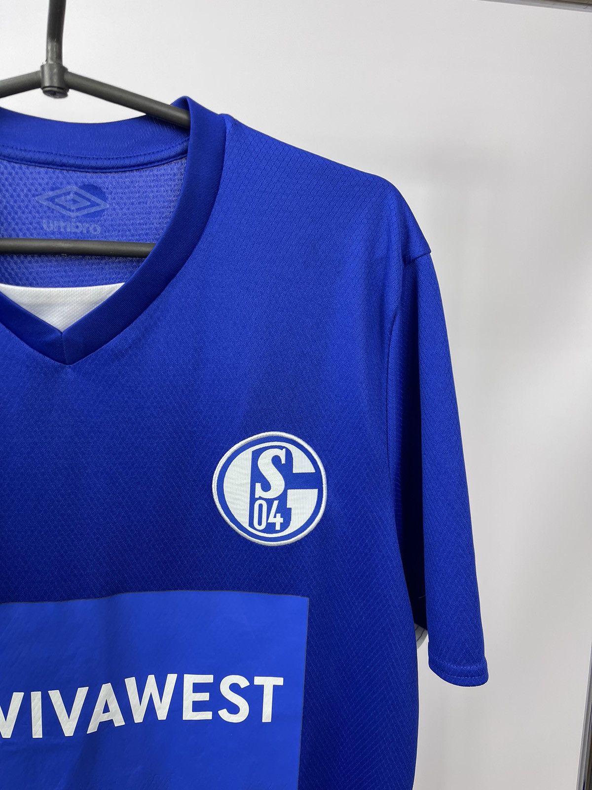 Umbro Umbro Mens S04 FC Schalke 04 Home Shirt Jersey Blue Size XL Size US XL / EU 56 / 4 - 2 Thumbnail