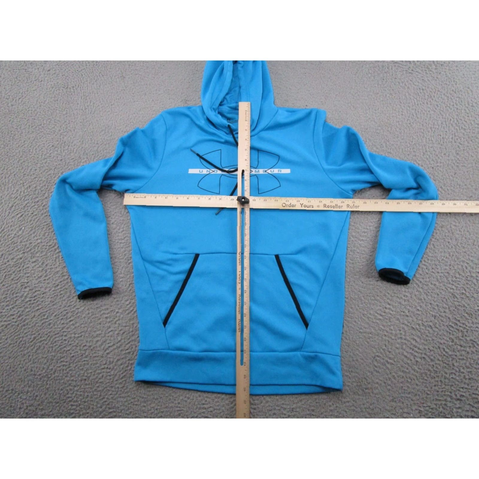 Under Armour Under Armour Womens Blue Pullover Hoodie Sweatshirt Size S Blue Logo Sweatshirt Hooded Pullover Activewear Womens Size S / US 4 / IT 40 - 6 Thumbnail