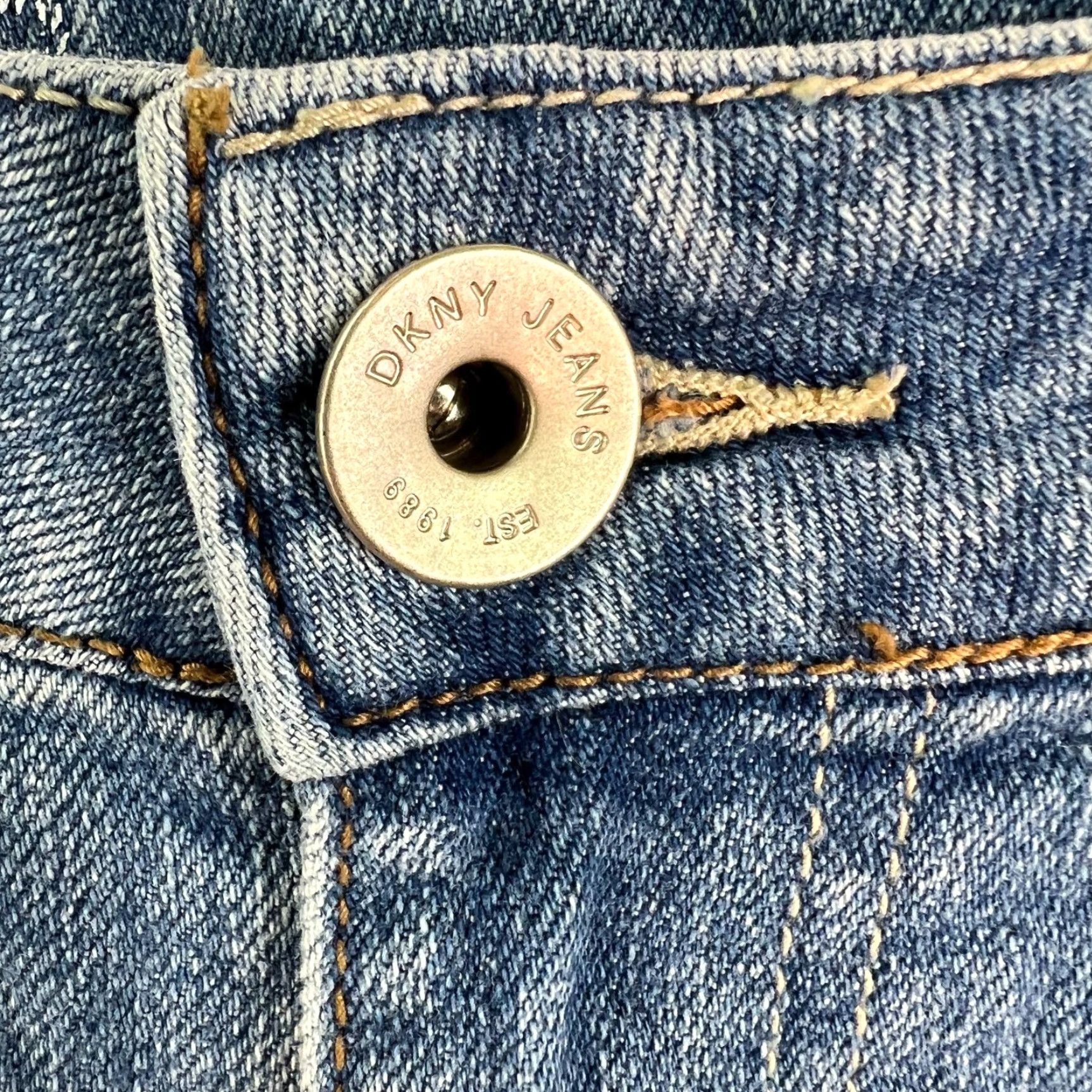 DKNY DKNY Jeans Womens Bootcut 5-Pocket Blue Denim Stretch Soho Low Rise 14 Regular 36x33 Modern Classic Size 36" / US 14 / IT 50 - 5 Thumbnail
