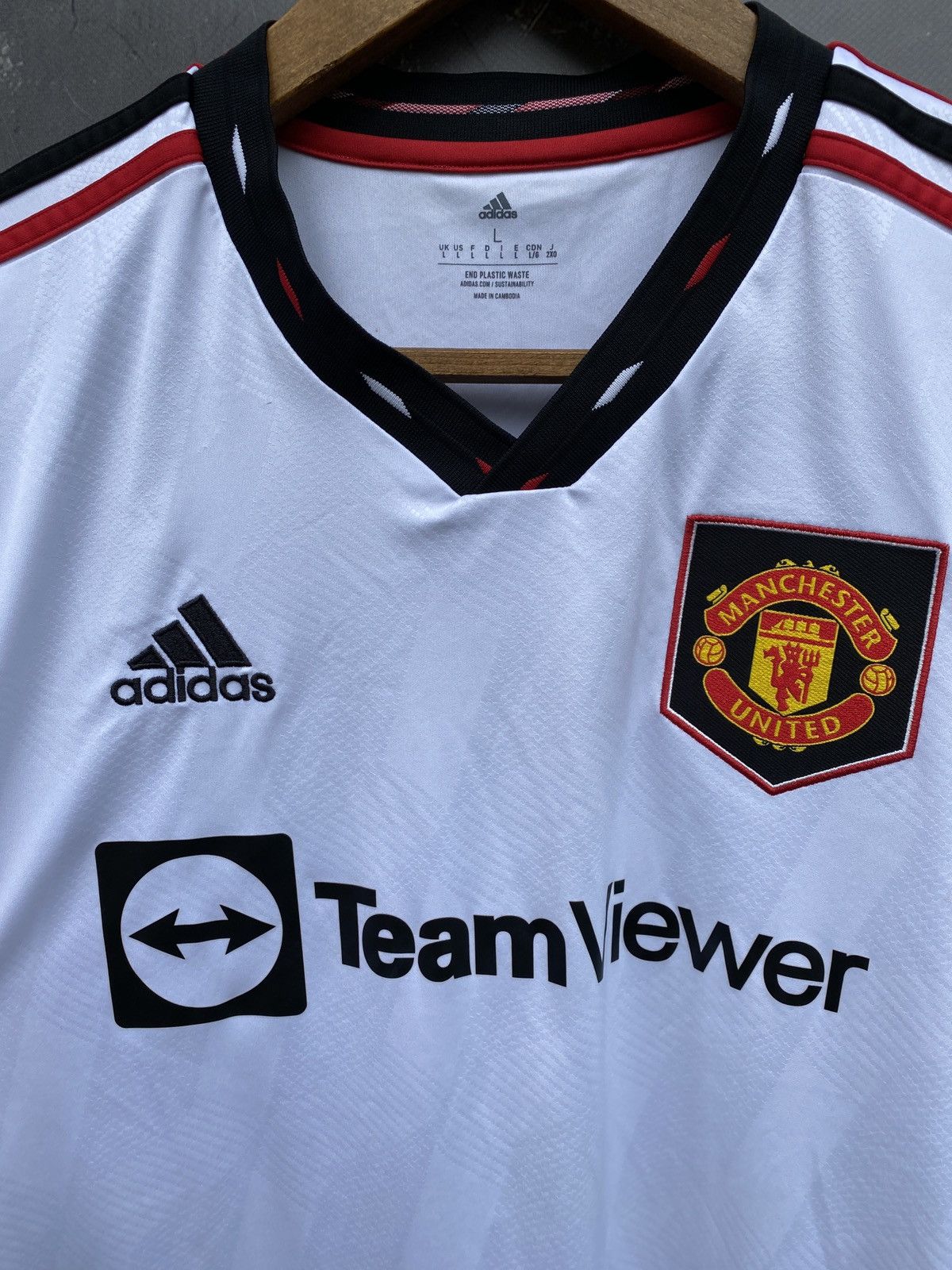 Adidas Manchester United Jersey 2022 2023 Adidas Size L Size US L / EU 52-54 / 3 - 7 Thumbnail