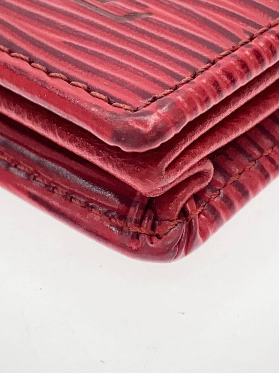 Louis Vuitton Louis Vuitton Epi Porte Monet Boite Leather Red Size ONE SIZE - 5 Thumbnail