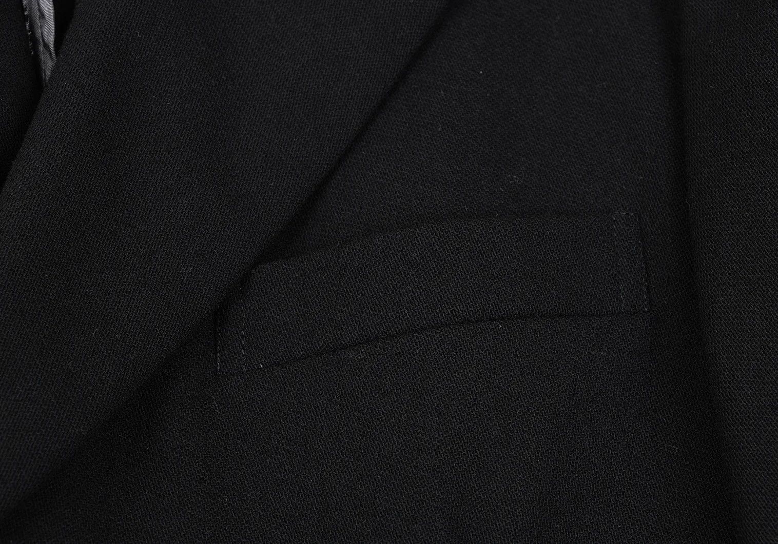 Comme des Garcons Homme Plus Felt Wool Paste Design 1B Jacket in Black Gray Size S Size US S / EU 44-46 / 1 - 7 Thumbnail