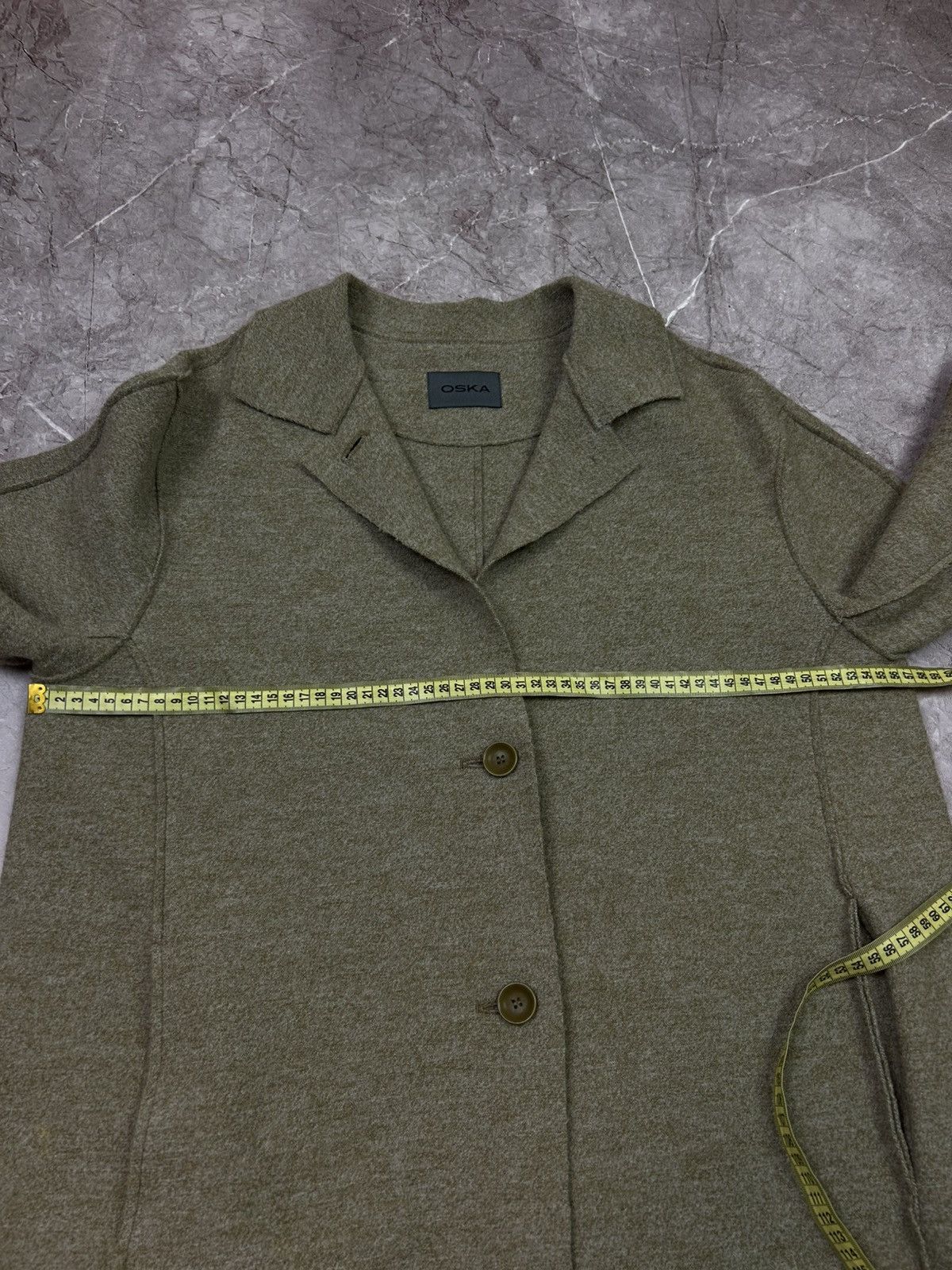 OSKA OSKA Coat Boiled Wool with Pockets Size 1 Heather Size M / US 6-8 / IT 42-44 - 13 Thumbnail
