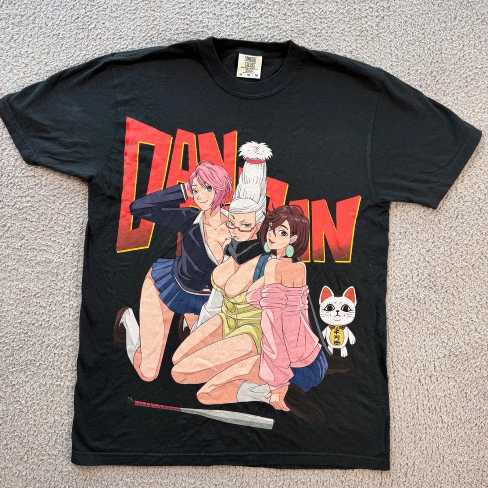 Comfort Colors Dandadan Anime Graphic T-Shirt Black Comfort Colors Heavy M Size US M / EU 48-50 / 2 - 1 Thumbnail