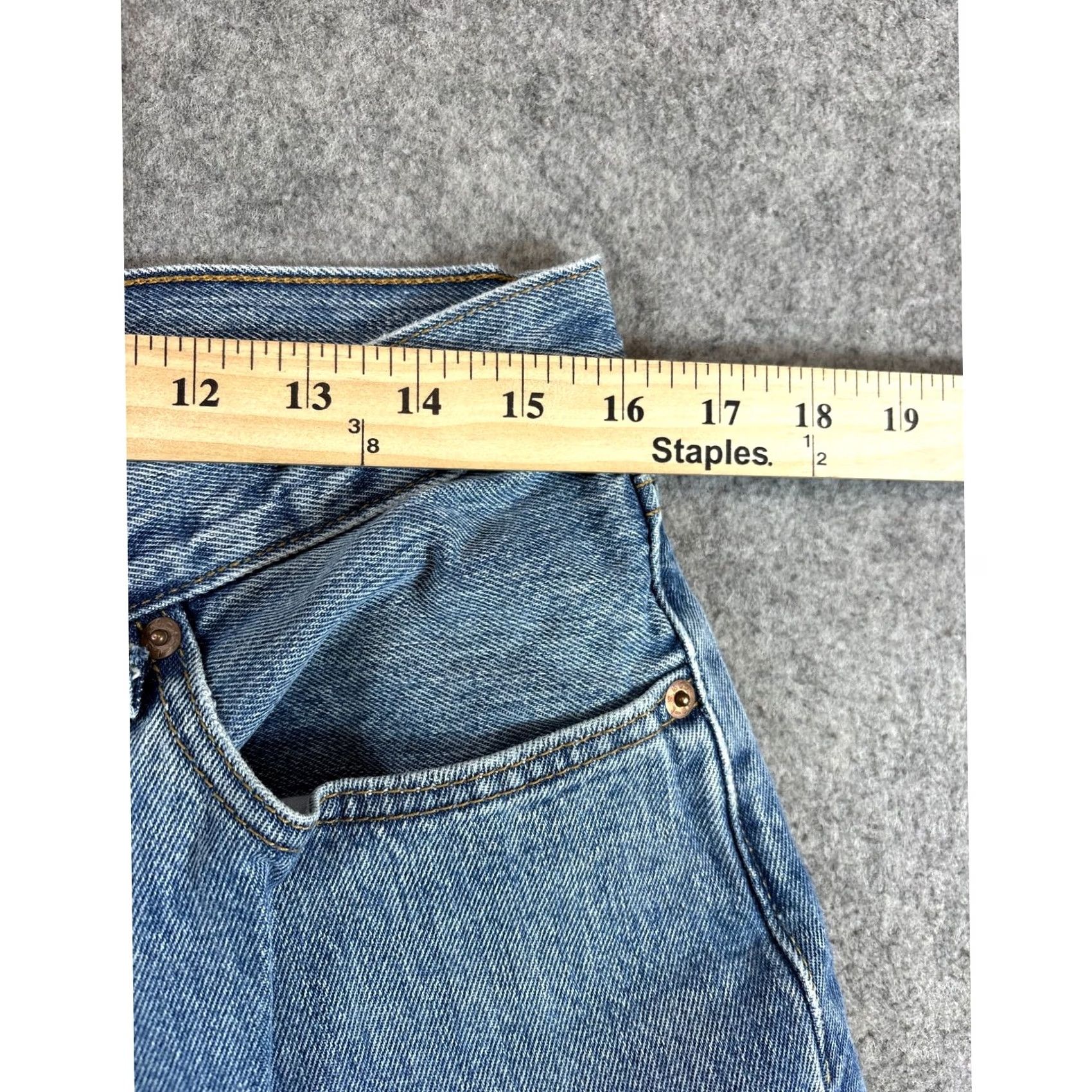Levi's VINTAGE Levi's 501 Denim Straight Jeans Mens 33x30 Blue Cotton Faded USA Jeans Mens 33x30 Blue Cotton Faded USA Size US 33 - 6 Thumbnail