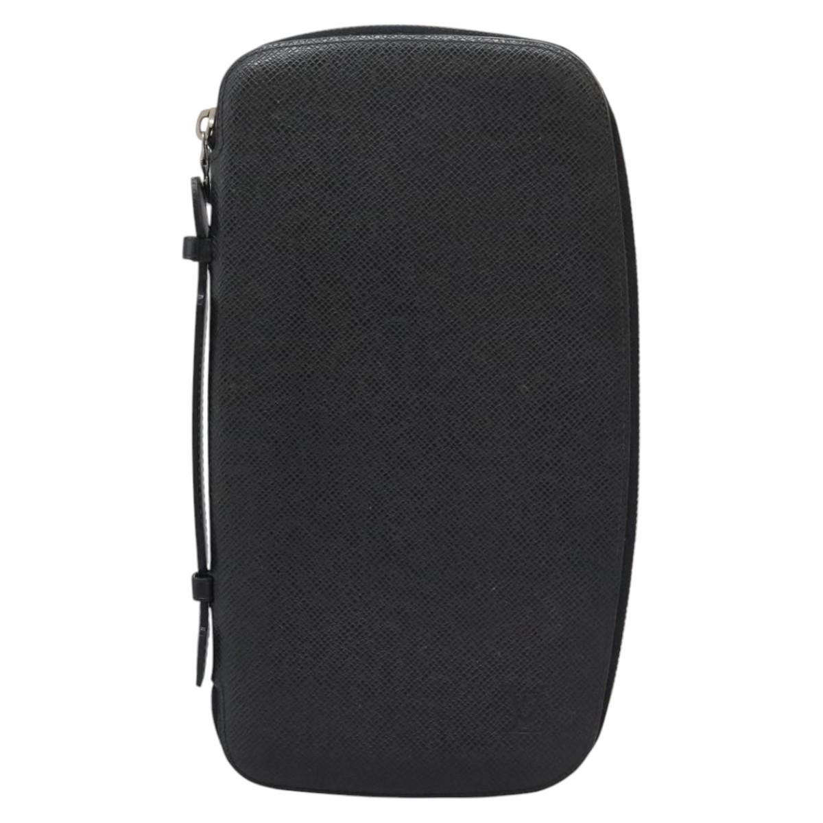 Louis Vuitton Taiga Black Leather Wallet (Pre-Owned) Size ONE SIZE - 1 Thumbnail