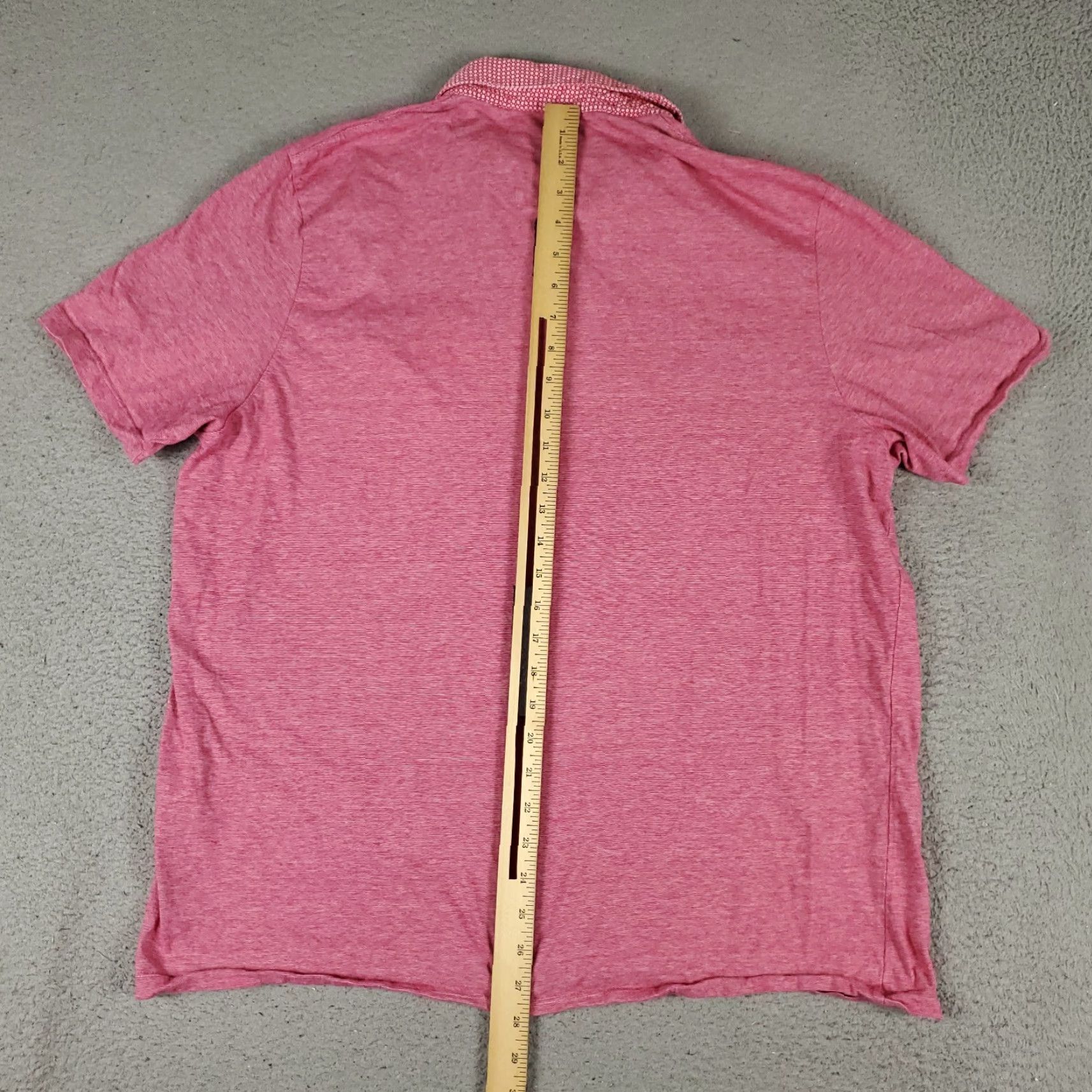 Ted Baker Ted Baker London Polo Shirt Mens Size 7 Pink Casual Short Sleeve Adult Polo Shirt Pink Modern Classic Mens 7 Size US M / EU 48-50 / 2 - 3 Thumbnail