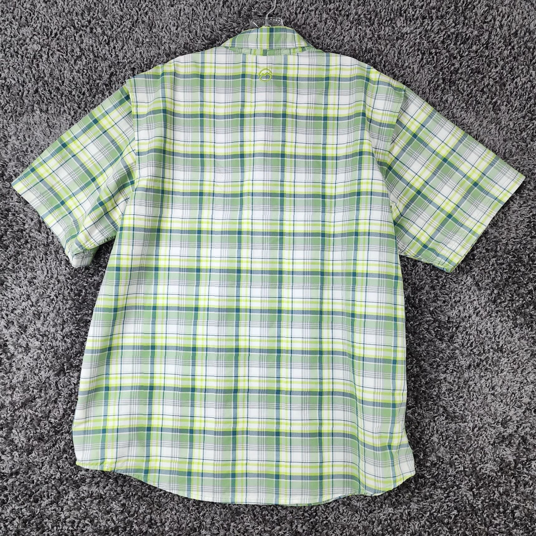 Vintage Magellan Outdoors Shirt Men XL Green Plaid Short Sleeve Button-Up Outdoor Comfort Fit Size US 36 / EU 52 - 6 Thumbnail