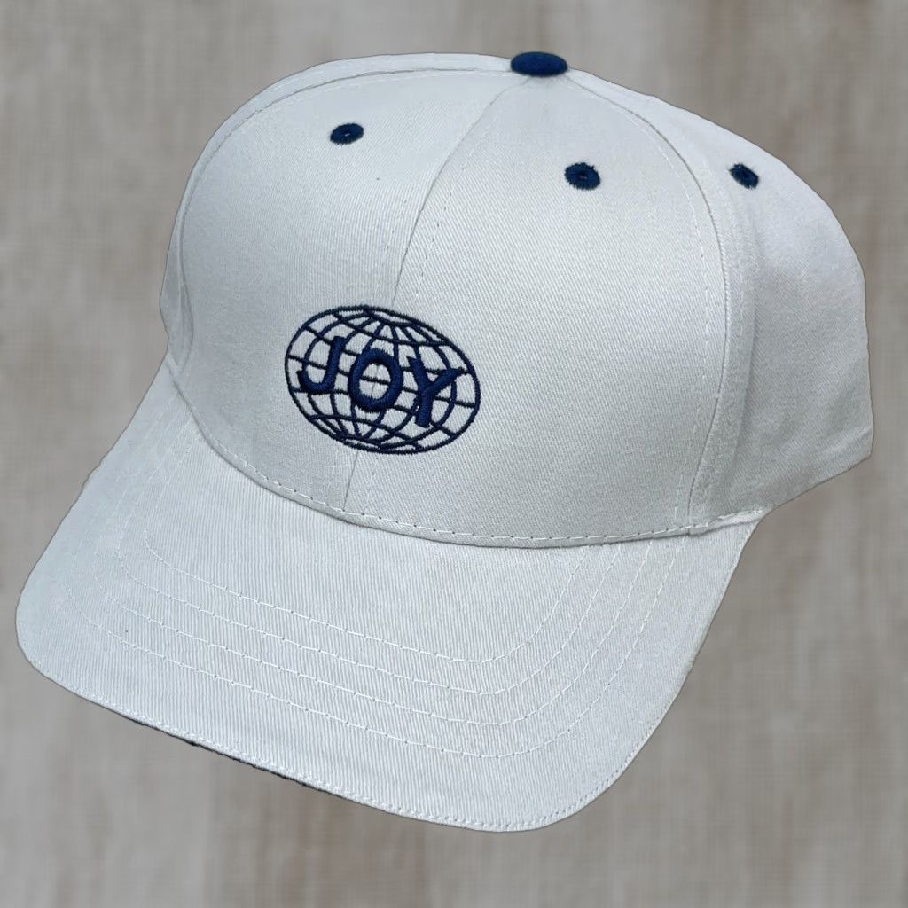 Vintage VINTAGE Joy Hat Cap Basebal l Adjustable Twill Gray Blue 80s Advertising USA Men Adjustable Baseball Cap Mens Size ONE SIZE - 1 Thumbnail