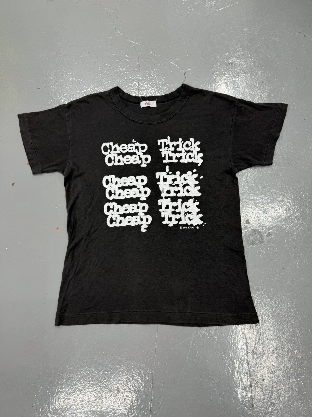Band Tees Vintage 1978 Cheap Trick Promo Band Tees 70s Power Pop Size US M / EU 48-50 / 2 - 2 Thumbnail