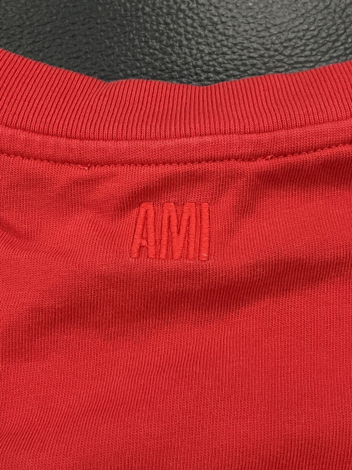 AMI Ami Paris COEURSACRE Embroidered T-Shirt Size US S / EU 44-46 / 1 - 7 Thumbnail