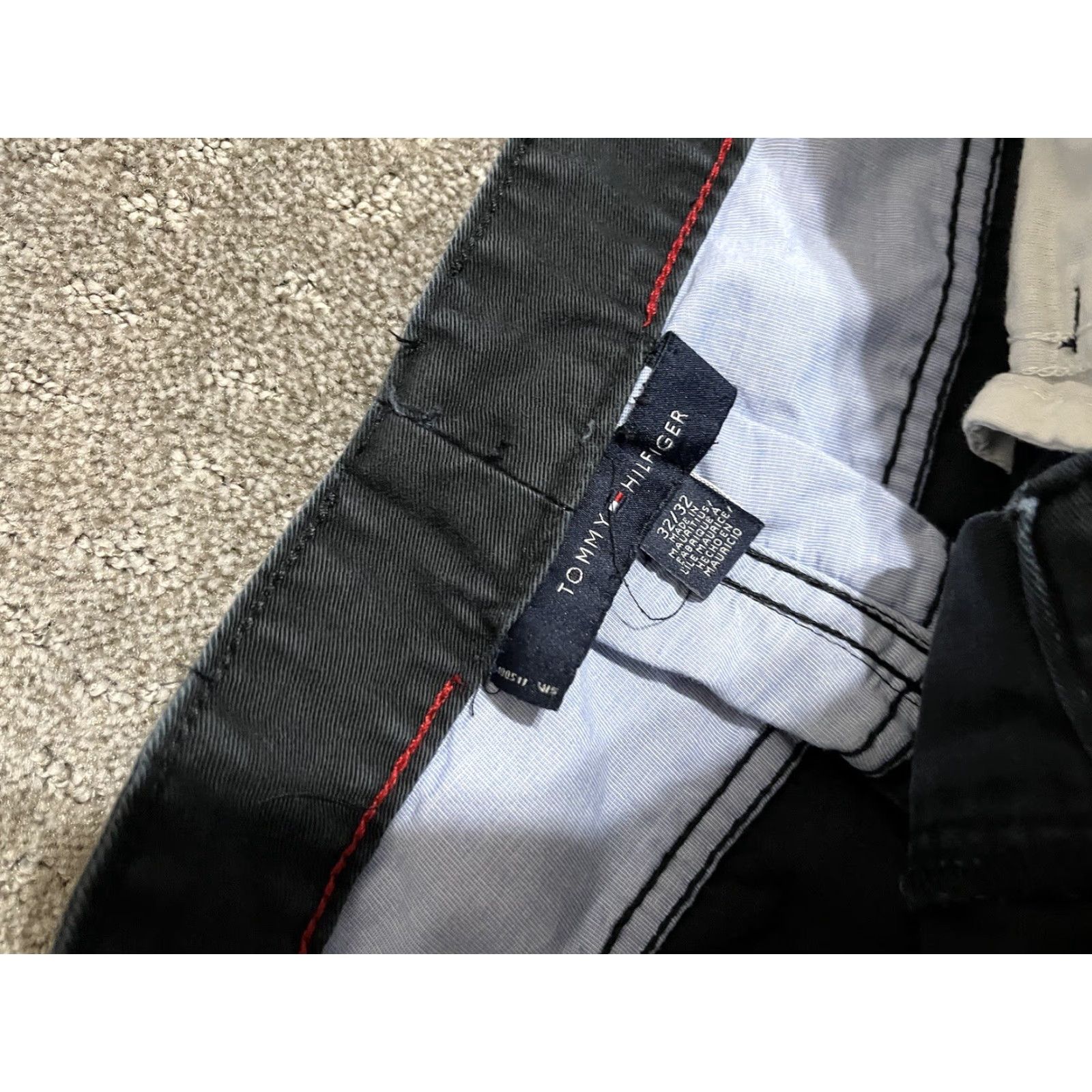 Tommy Hilfiger Tommy Hilfiger Mens Pants Black Solid 32x32 Regular Inseam 32 Dress Pants Casual Business Slimming Modern Fit Mens Size US 32 / EU 48 - 6 Thumbnail
