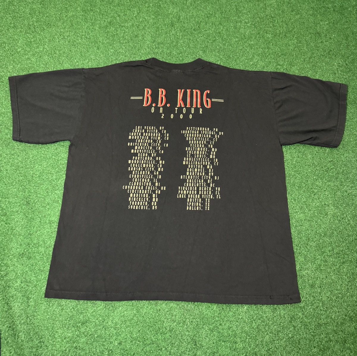 Gildan Vintage 90s BB King Blues ICON Concert XL Music Y2K T Shirt Size US XL / EU 56 / 4 - 4 Thumbnail