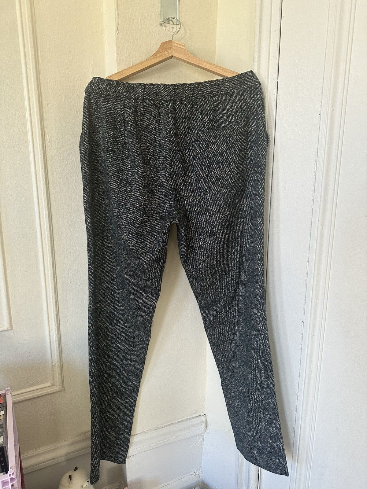 Schnaydermans Green Jacquard Trousers Size US 36 / EU 52 - 2 Thumbnail