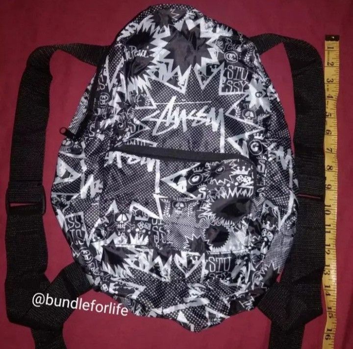 Stussy Stussy 💥 Tshirt & Bag COMBO 🥳 Streetwear Skate Size US M / EU 48-50 / 2 - 4 Thumbnail