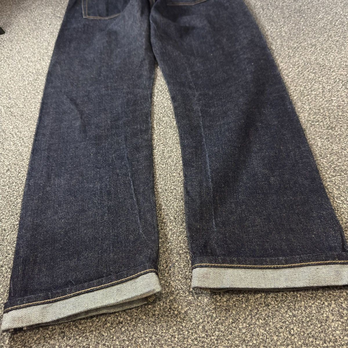 Undercover × Uniqlo 🔥🇯🇵 Japanese Raw Denim Uniqlo Indigo Selvedge Archive Jeans Size US 31 - 12 Thumbnail