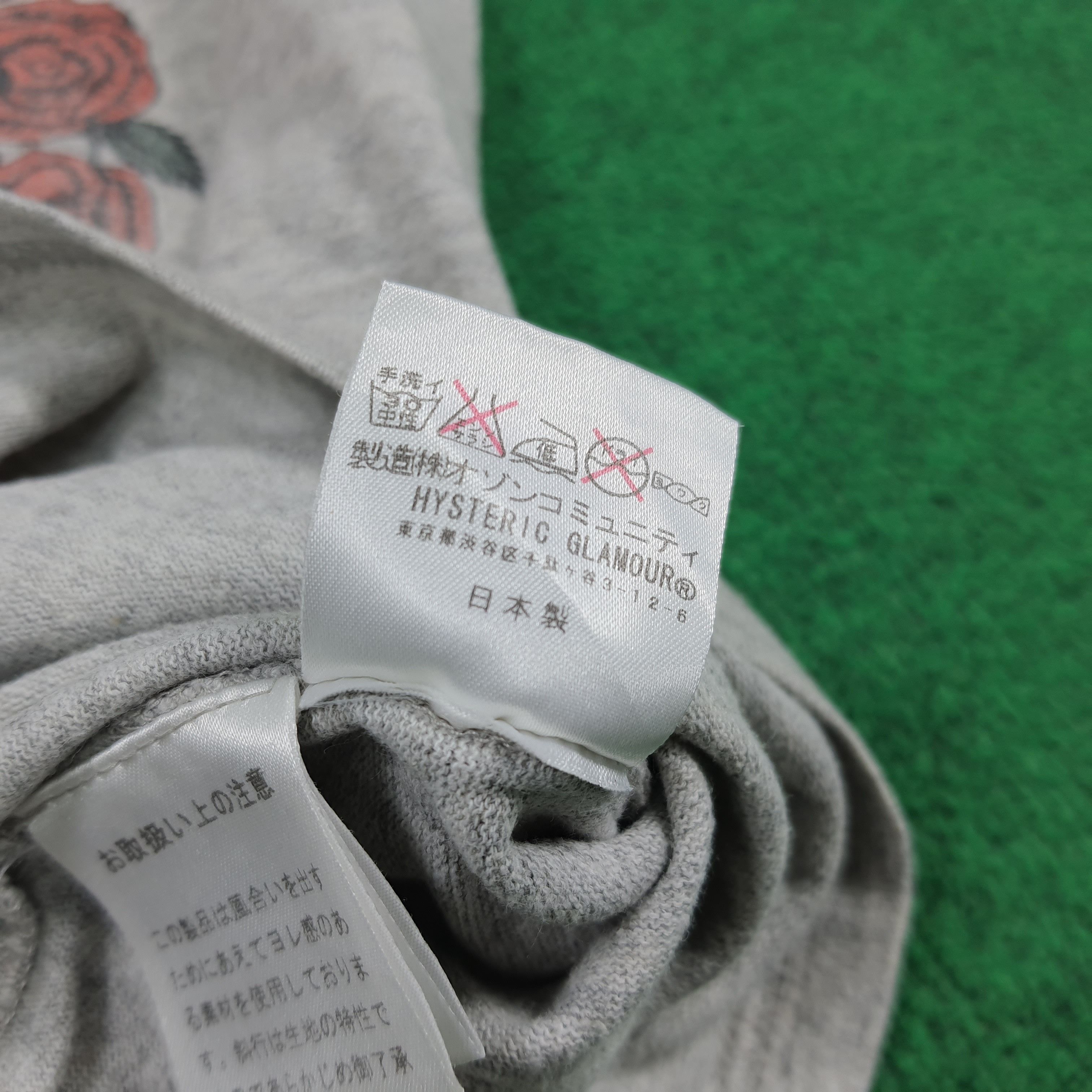Hysteric Glamour Gun N' Rosses Tribute Hysteric Glamour Raglan Tshirt C299N20 Size US M / EU 48-50 / 2 - 8 Thumbnail