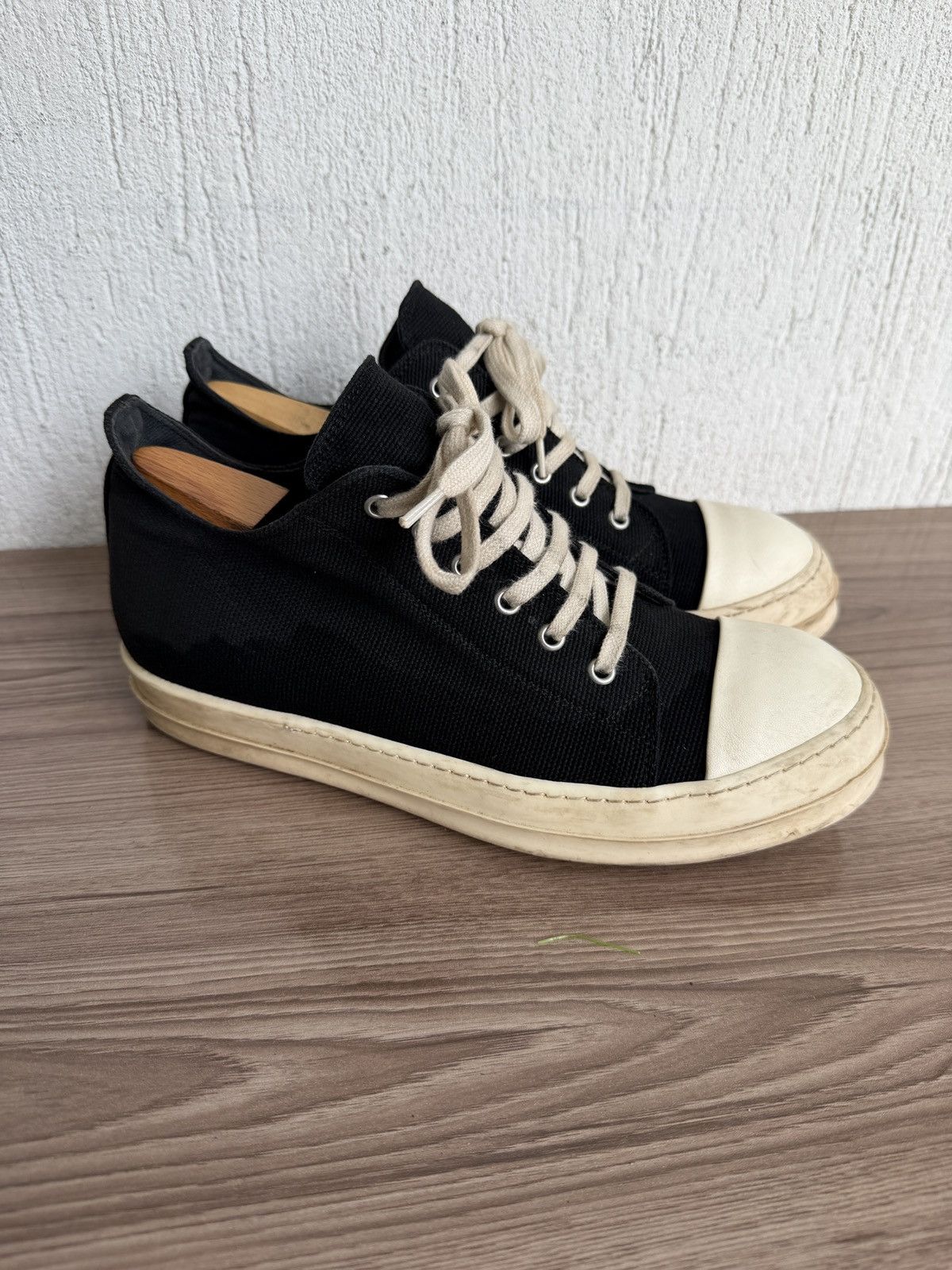Rick Owens Drkshdw Ss14-15 canvas drkshdw ramones Size US 9 / EU 42 - 2 Thumbnail