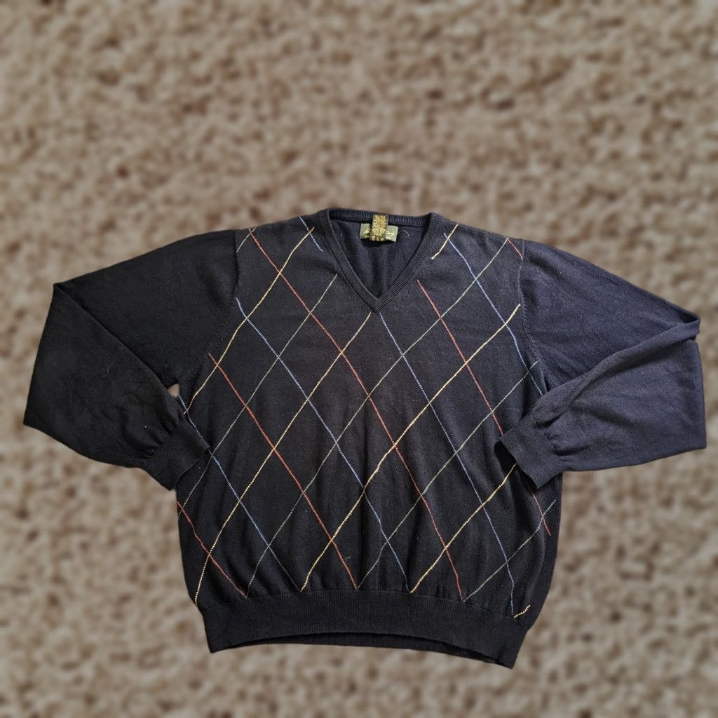 Orvis Orvis Sweater Mens Large Blue Argyle Cashmere Blend V Neck Long Sleeve Career Shirt? Size US L / EU 52-54 / 3 - 1 Thumbnail
