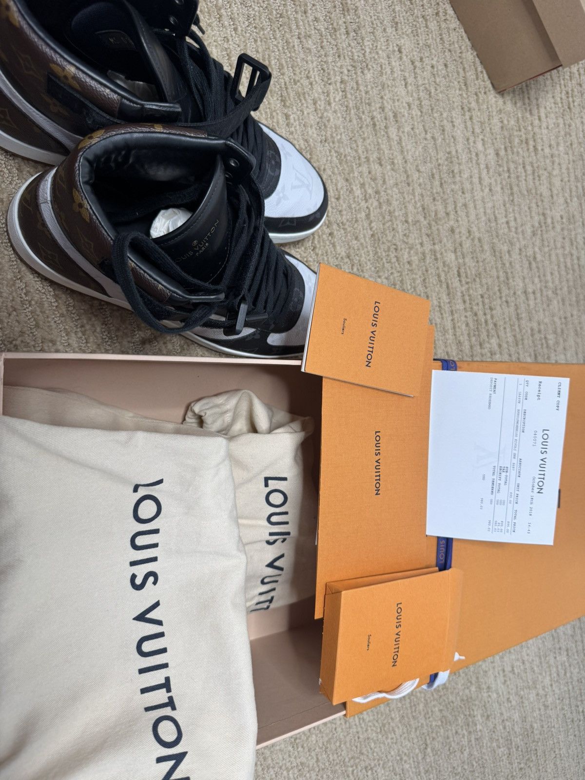 Louis Vuitton Louis Vuitton Rivoli High tri-color Size US 11.5 / EU 44-45 - 15 Thumbnail