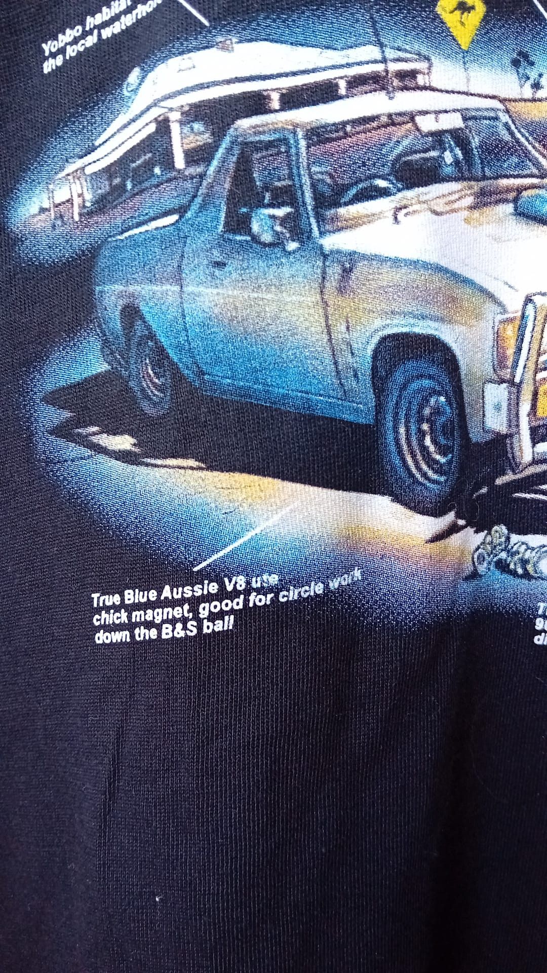 Vintage Gooses Deans Designs Aussie Yobbo funny t-shirt sz 3XL Size US XXL / EU 58 / 5 - 9 Thumbnail