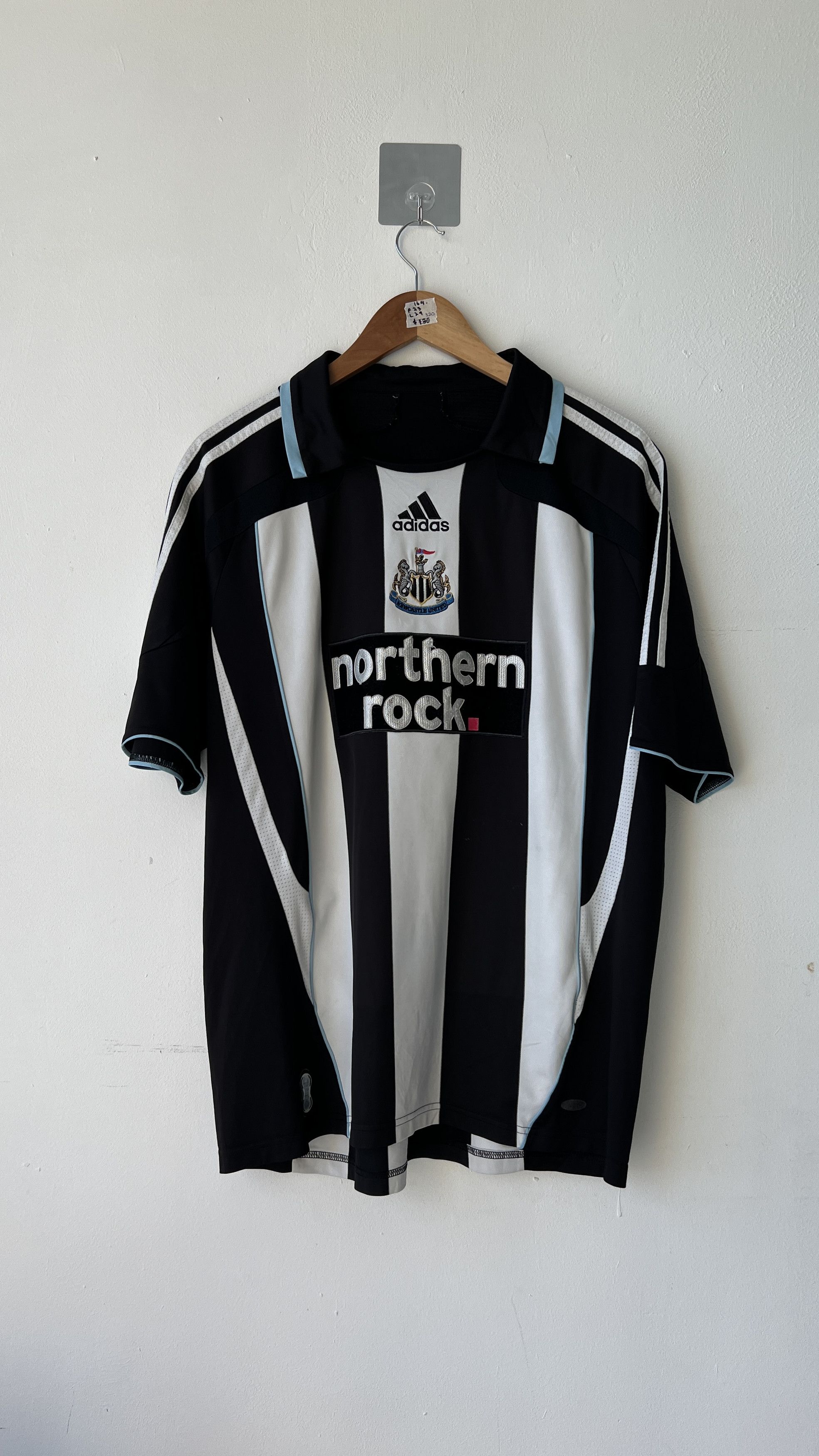 Adidas (L) Newcastle 2007-09 Home Shirt Alan Smith #17 Kit Size US L / EU 52-54 / 3 - 2 Thumbnail