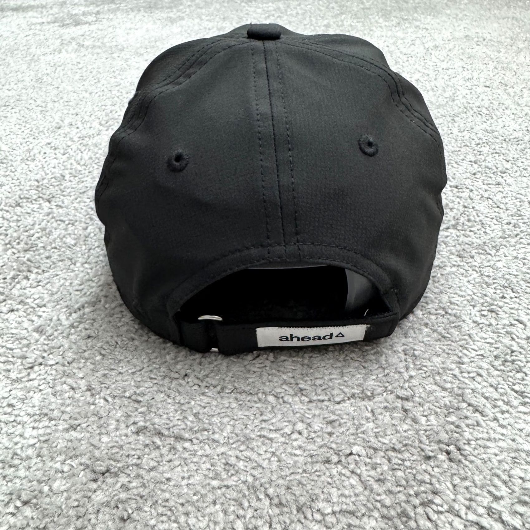 Vintage Ahead Womens Performance Running Hat Cap Adjustable Black Logo Outdoor Sports USA Size ONE SIZE - 4 Thumbnail