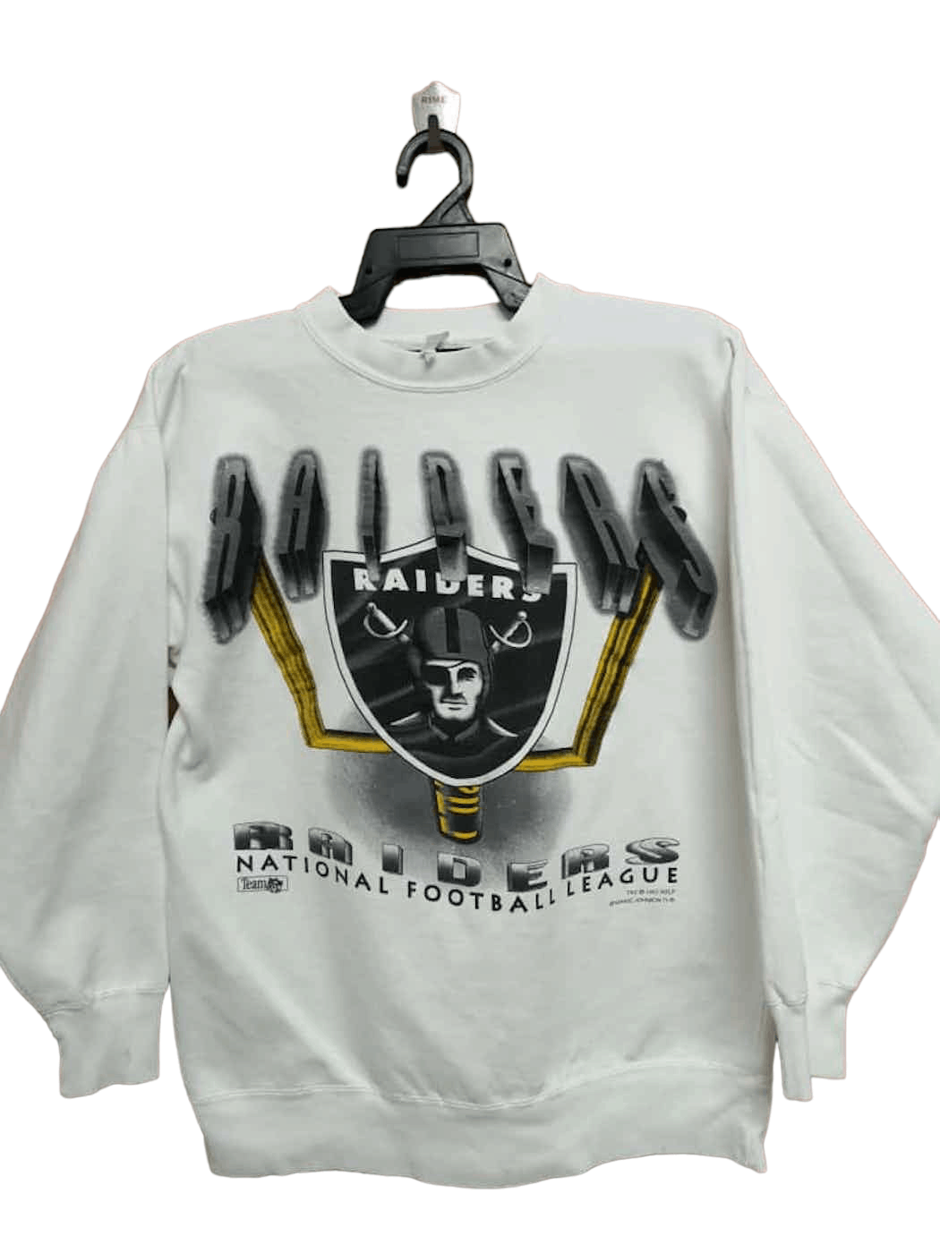 Vintage ©️1993 Vtg Raiders x NFL Crewneck Sweatshirt Size US M / EU 48-50 / 2 - 1 Thumbnail