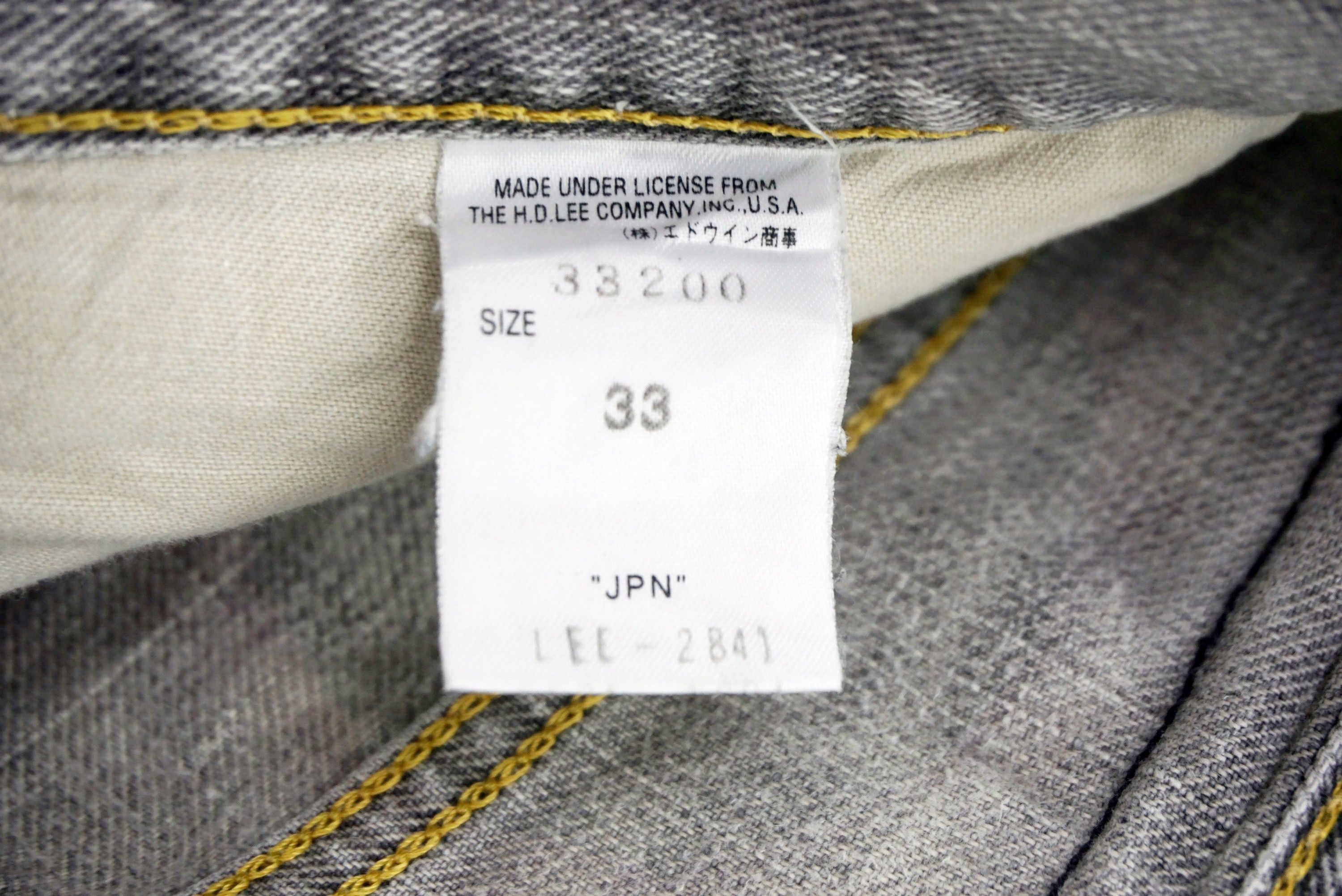 Lee Lee Jeans Size W35xL30.5 Straight-Leg Distressed Denim Japan Size US 33 - 13 Thumbnail