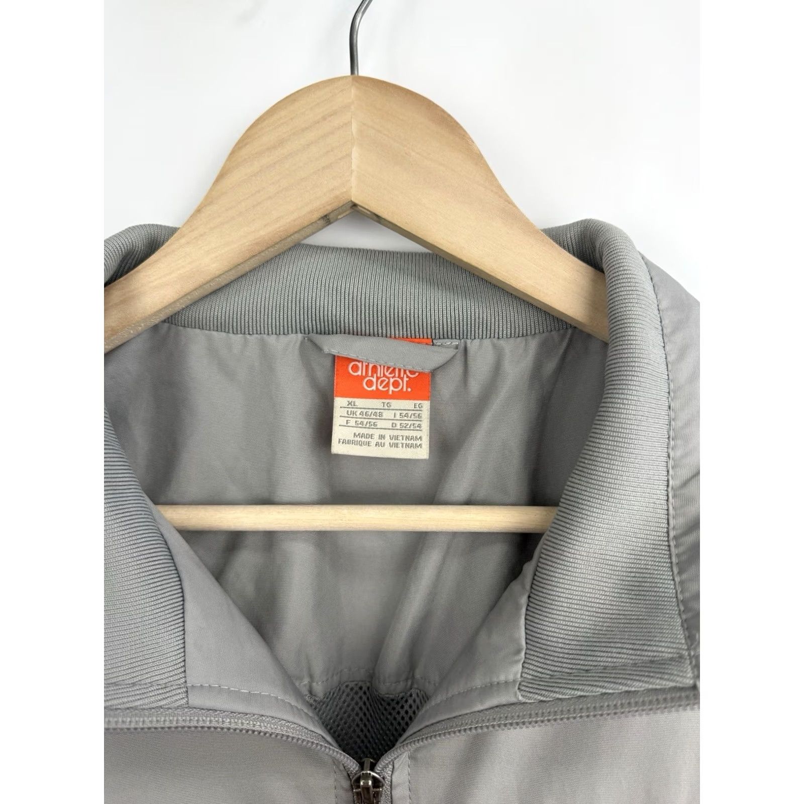 Nike 🇺🇸 Vintage 90s Nike Athletic Dept Track Jacket Windbreaker XL Gray Size US XL / EU 56 / 4 - 5 Thumbnail